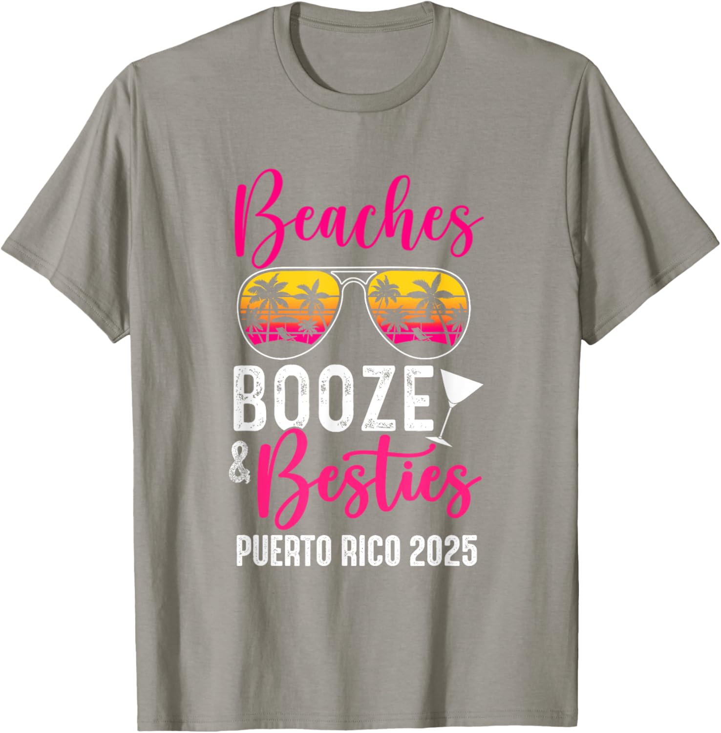 Girls Weekend Trip Puerto Rico T-Shirt Fun Beaches Booze Besties 2025 - 10
