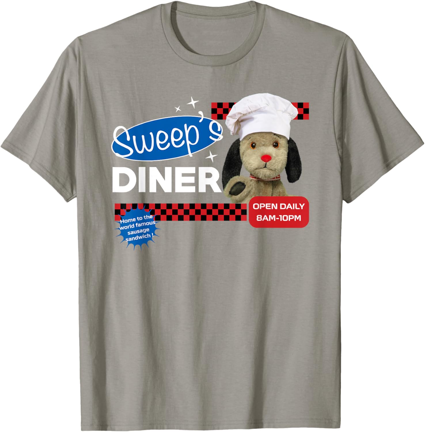 Sooty Sweeps Diner Open Daily T-Shirt for Foodies and Casual Wear - 14