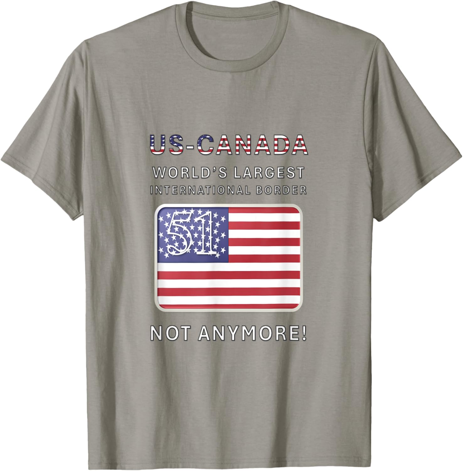 US-Canada Border MAGA T-Shirt - Proudly Celebrate Our Heritage - 13