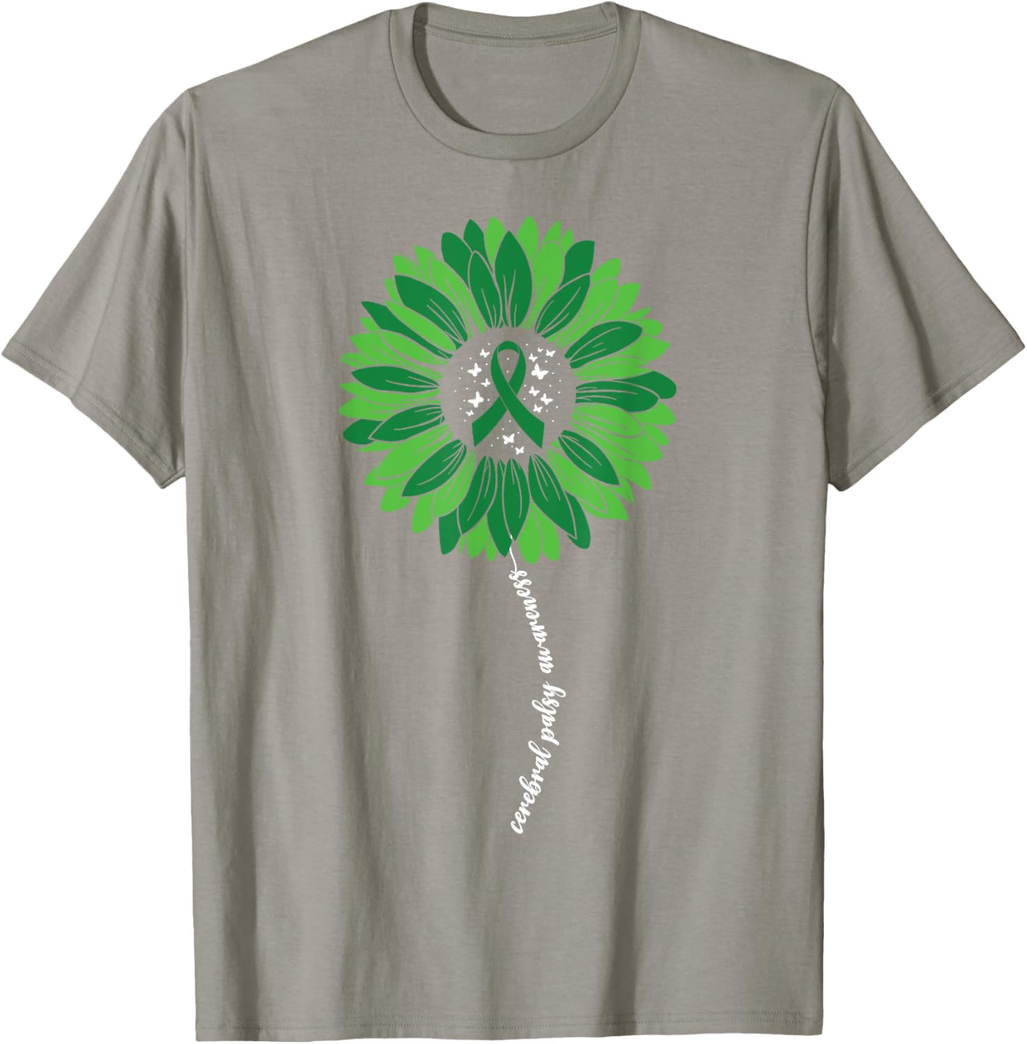 Sunflower Warrior T-Shirt for Women - Cerebral Palsy Awareness Apparel - 2