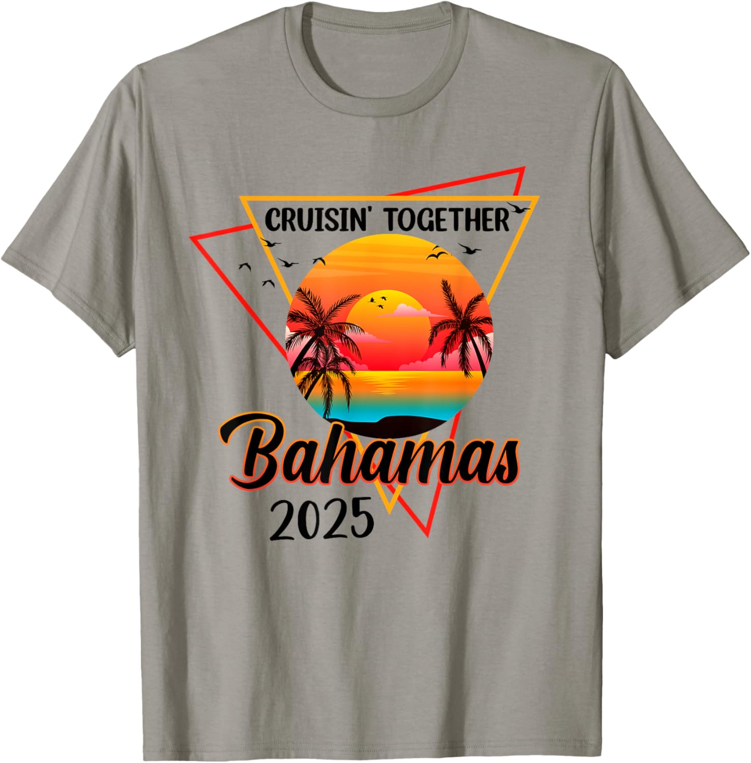 Cruisin Together Bahamas 2025 Family Vacation T-Shirt for Fun Memories - 9