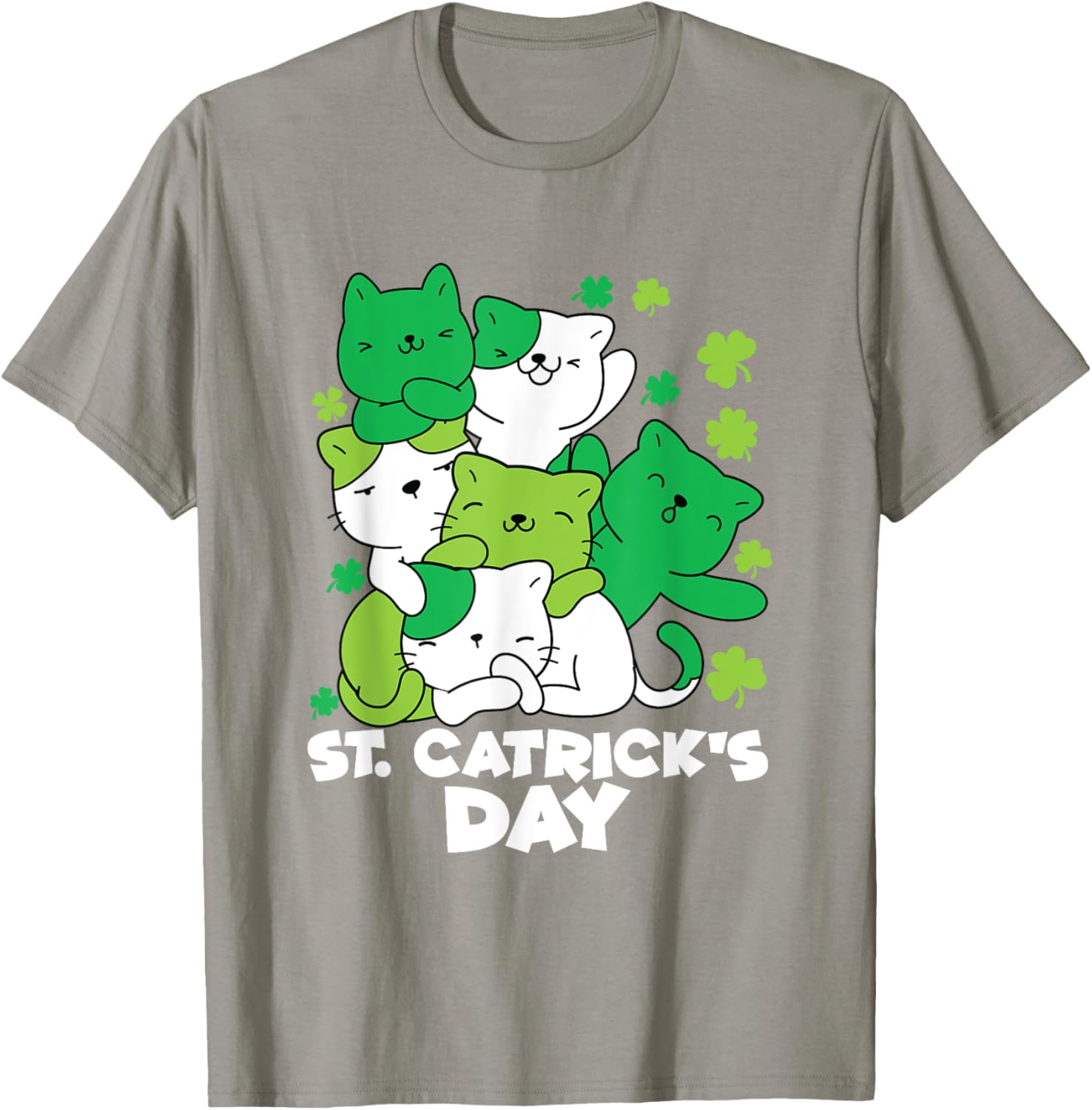 Cute Cat St. Patrick's Day Leprechaun T-Shirt for Festive Fun - 4