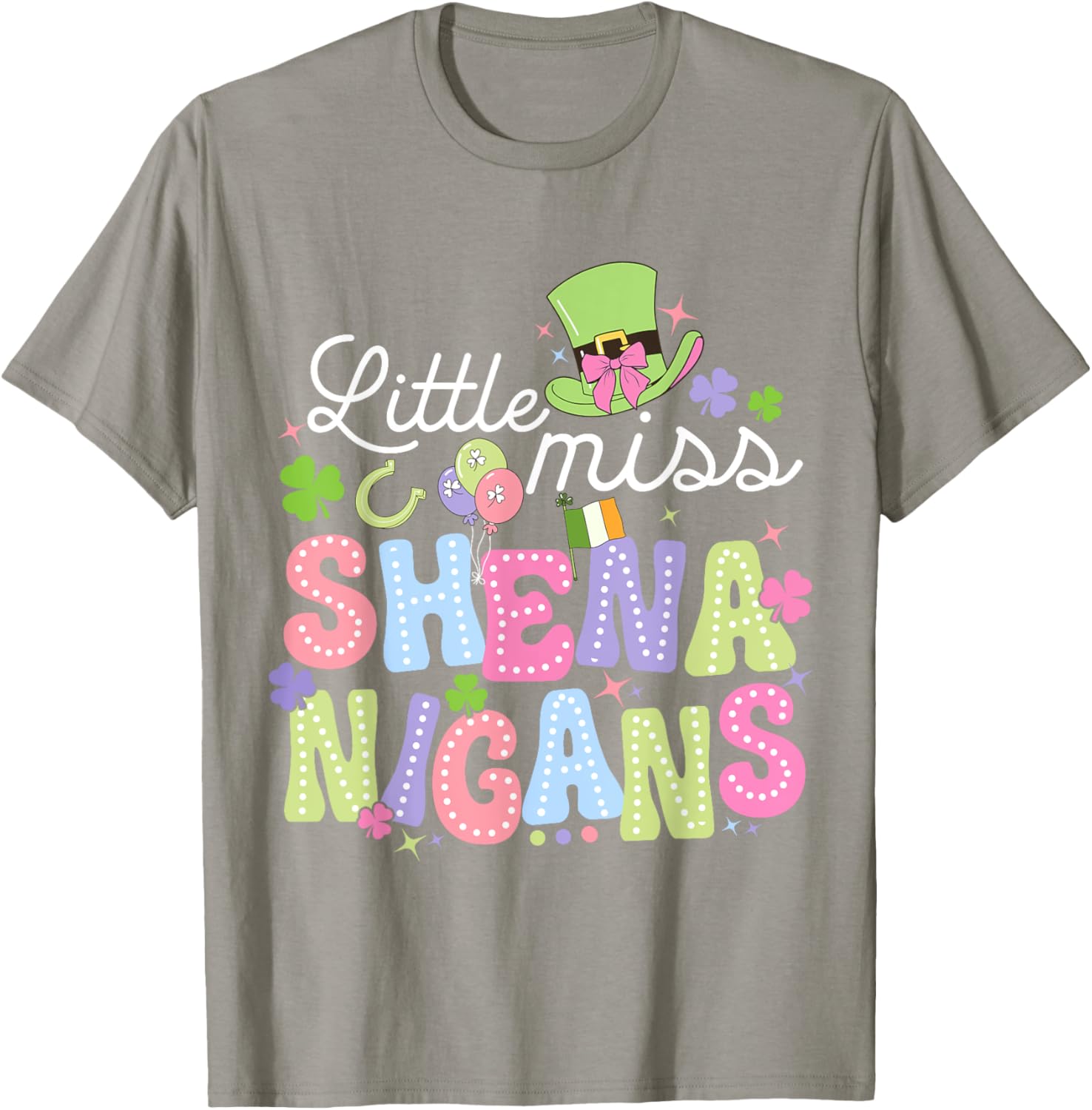 Little Miss Shenanigans St Patricks Day Toddler Irish T-Shirt for Girls - 18