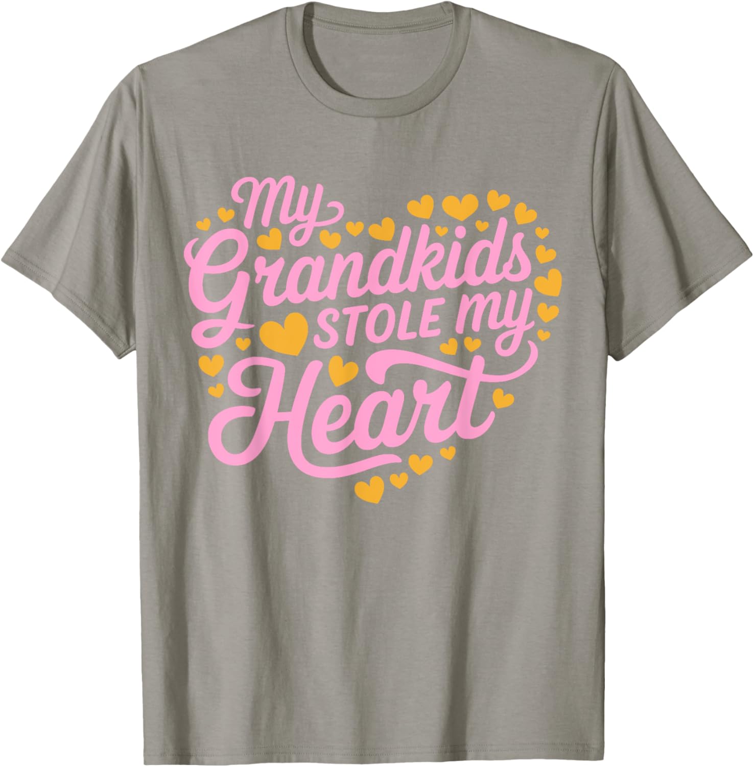 My Grandkids Stole My Heart T-Shirt for Grandma and Nana Lovers - 16
