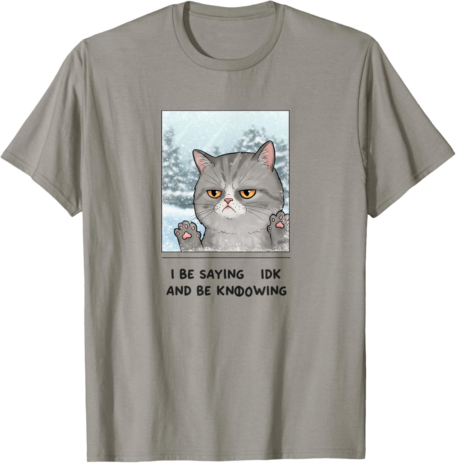 Vintage Meme Cat Funny T-Shirt for Cat Lovers - Quirky Annoyed Design - 8