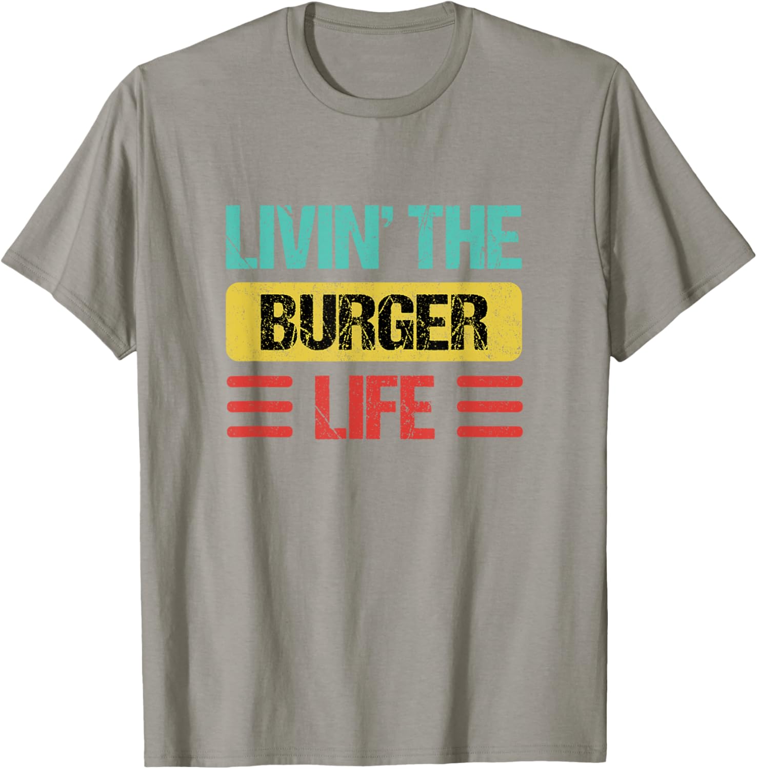 Funny Burger Name T-Shirt for Food Lovers - Casual Wear Tee - 16
