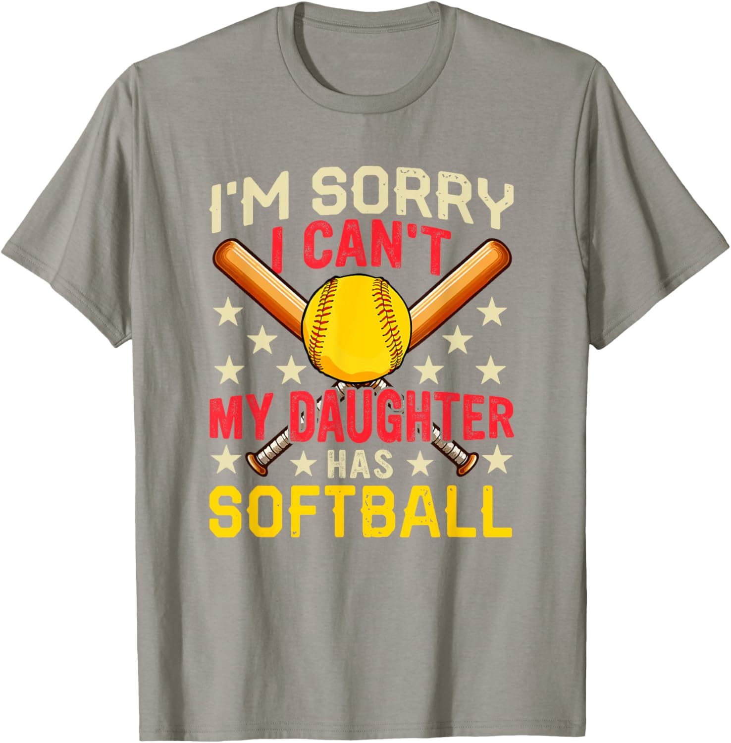 Funny Softball Player Costume Family T-Shirt for Daughters and Fans - 16