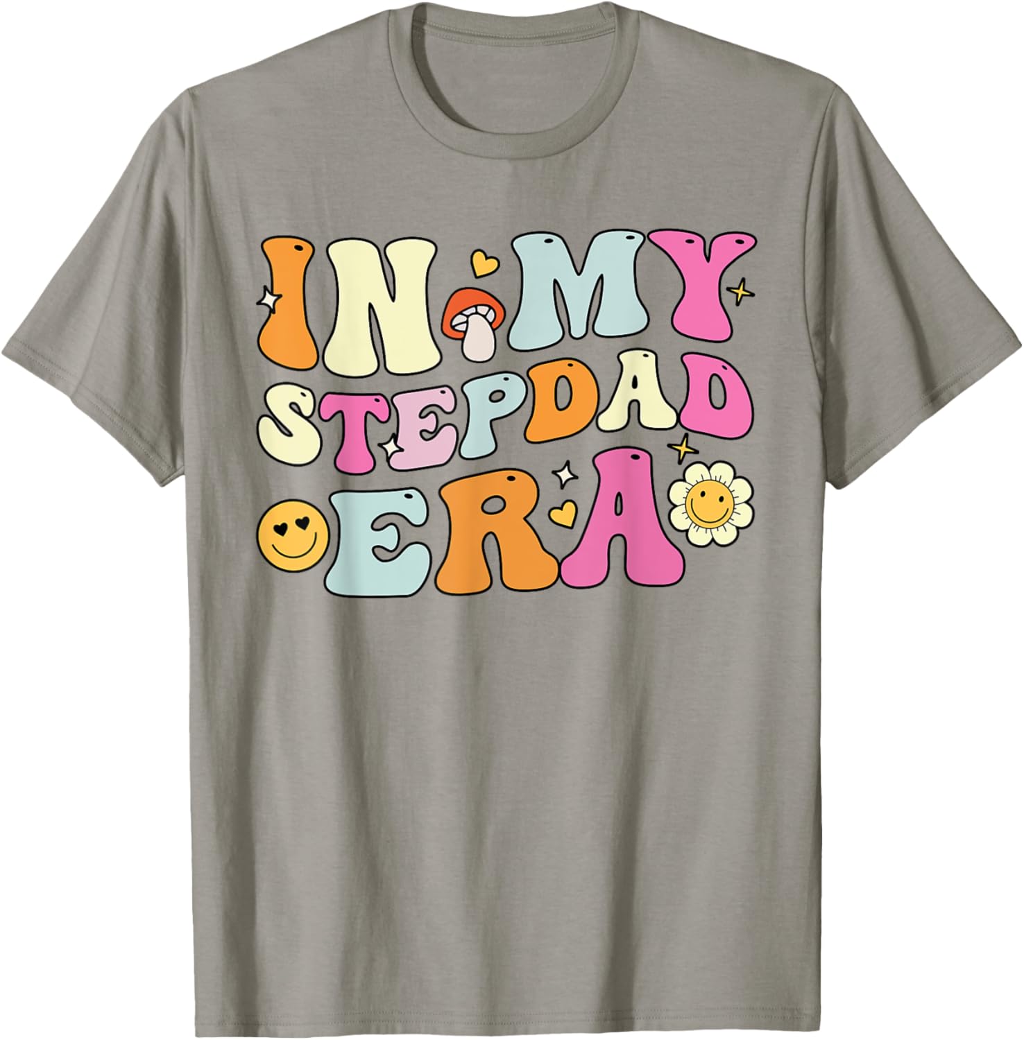 Groovy In My Stepdad Era T-Shirt Perfect for Father's Day Gift - 8