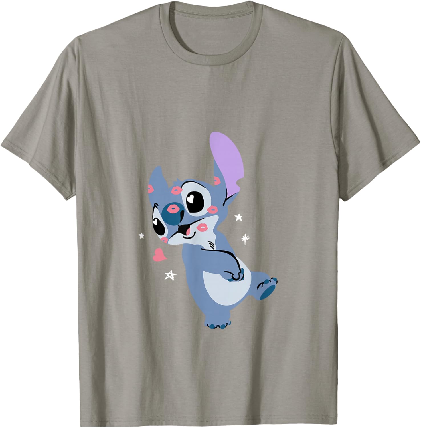 Disney Lilo and Stitch Valentine's Day Kisses T-Shirt for Fun Lovers - 2