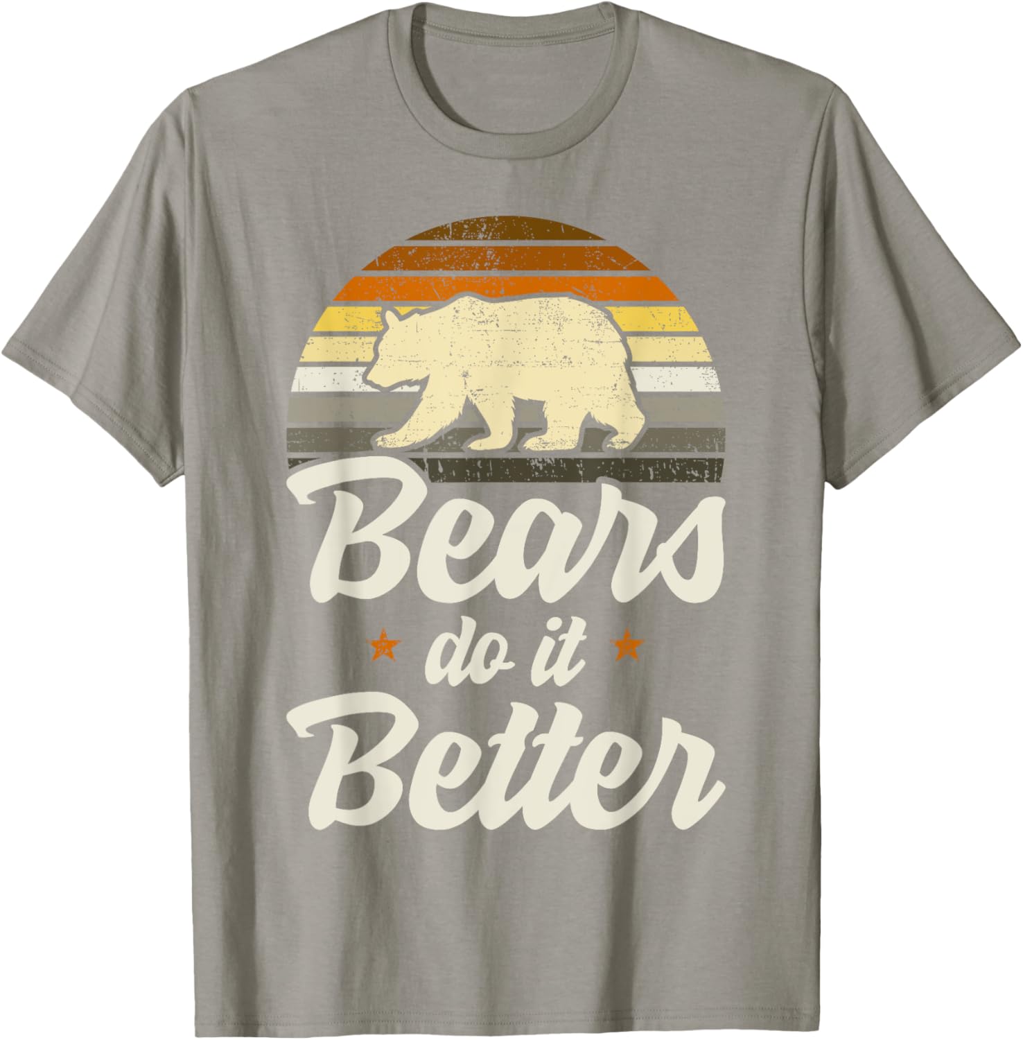 Bears Do It Better Bear Pride LGBT Flag T-Shirt for Gay Men - 9