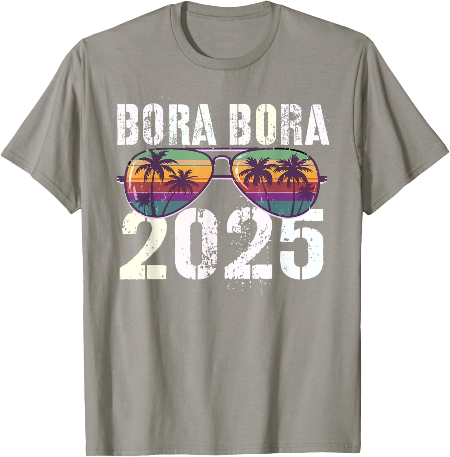 Cute Kids BORA BORA 2025 Matching Girls Trip T-Shirt for Vacation Fun - 1