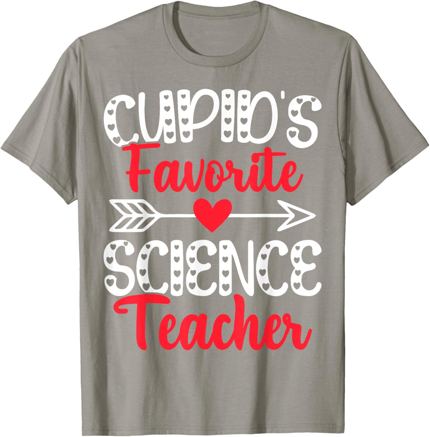 Cupid's Favorite Science Teacher Funny Valentine's Day T-Shirt Gift - 14