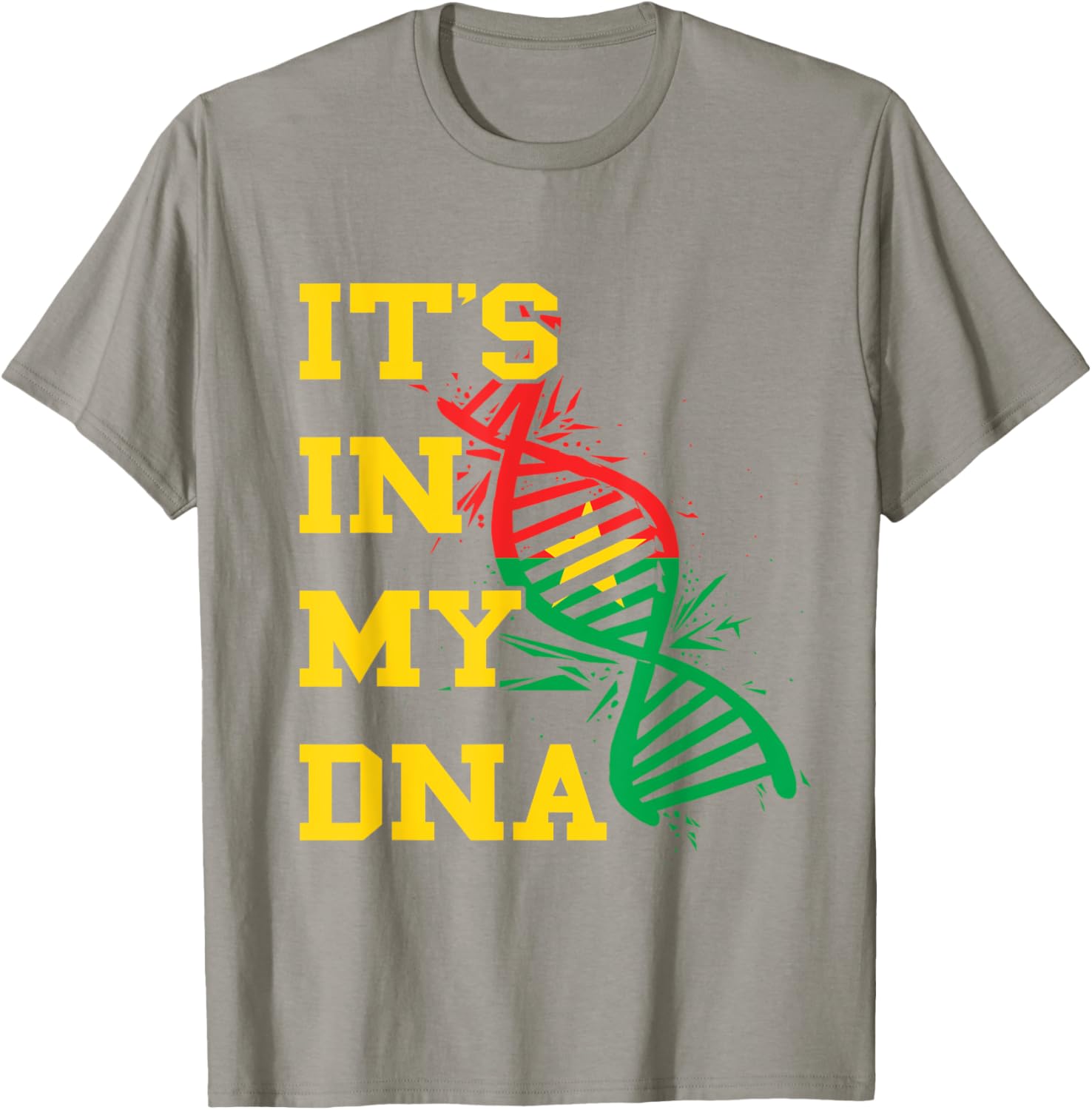 Burkina Faso Flag DNA Pride T-Shirt for Proud Burkina Fasoans - 6