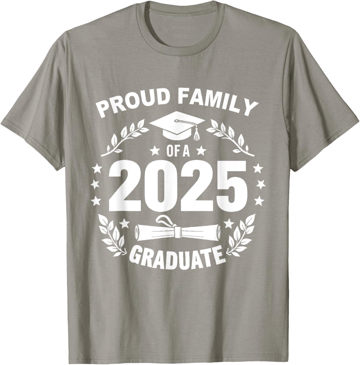 Proud Family Class of 2025 Graduate T-Shirt for Seniors and Families - 7