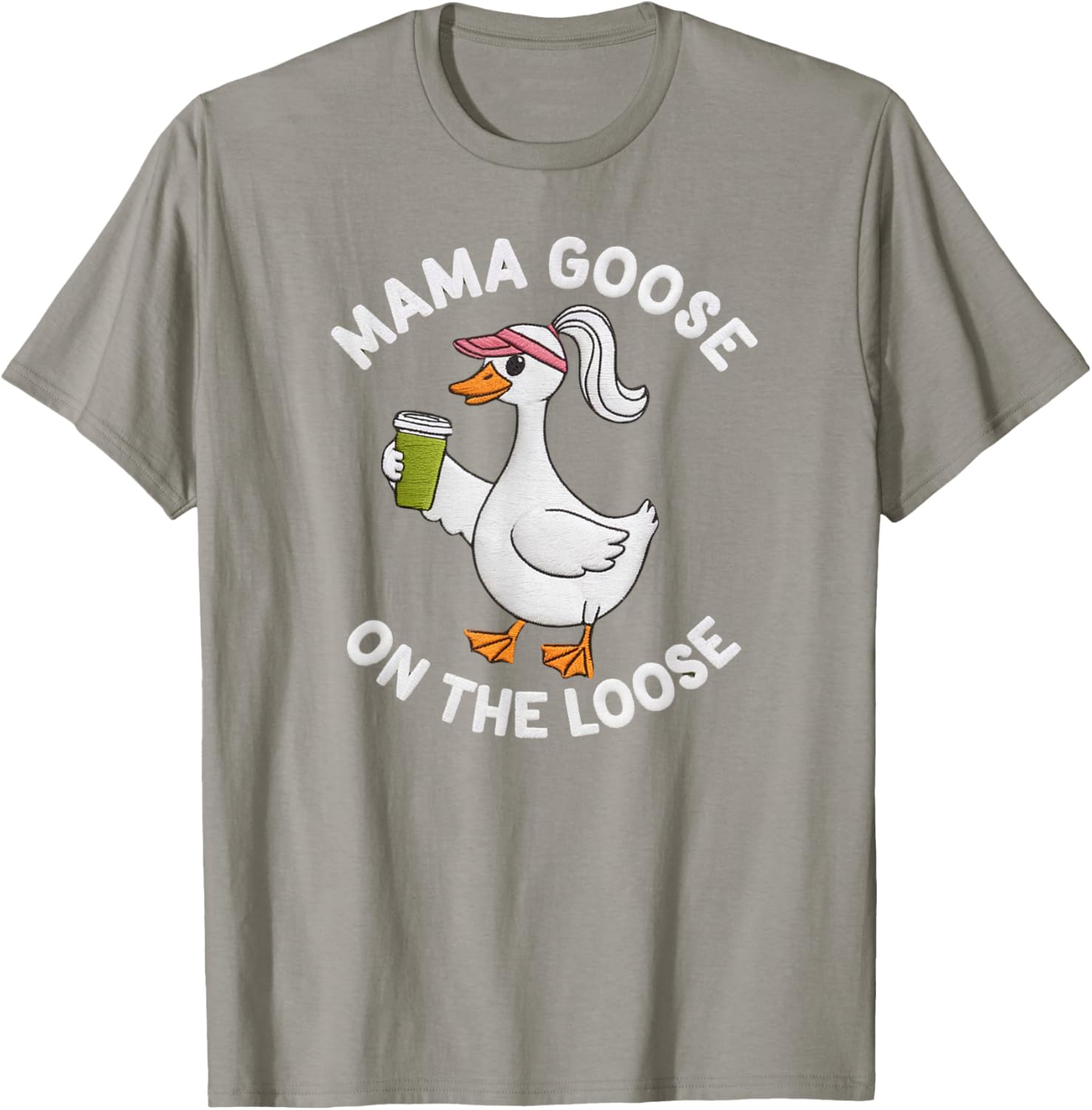 Mama Goose On the Loose Silly Mom Life T-Shirt Perfect for Mother's Day - 2
