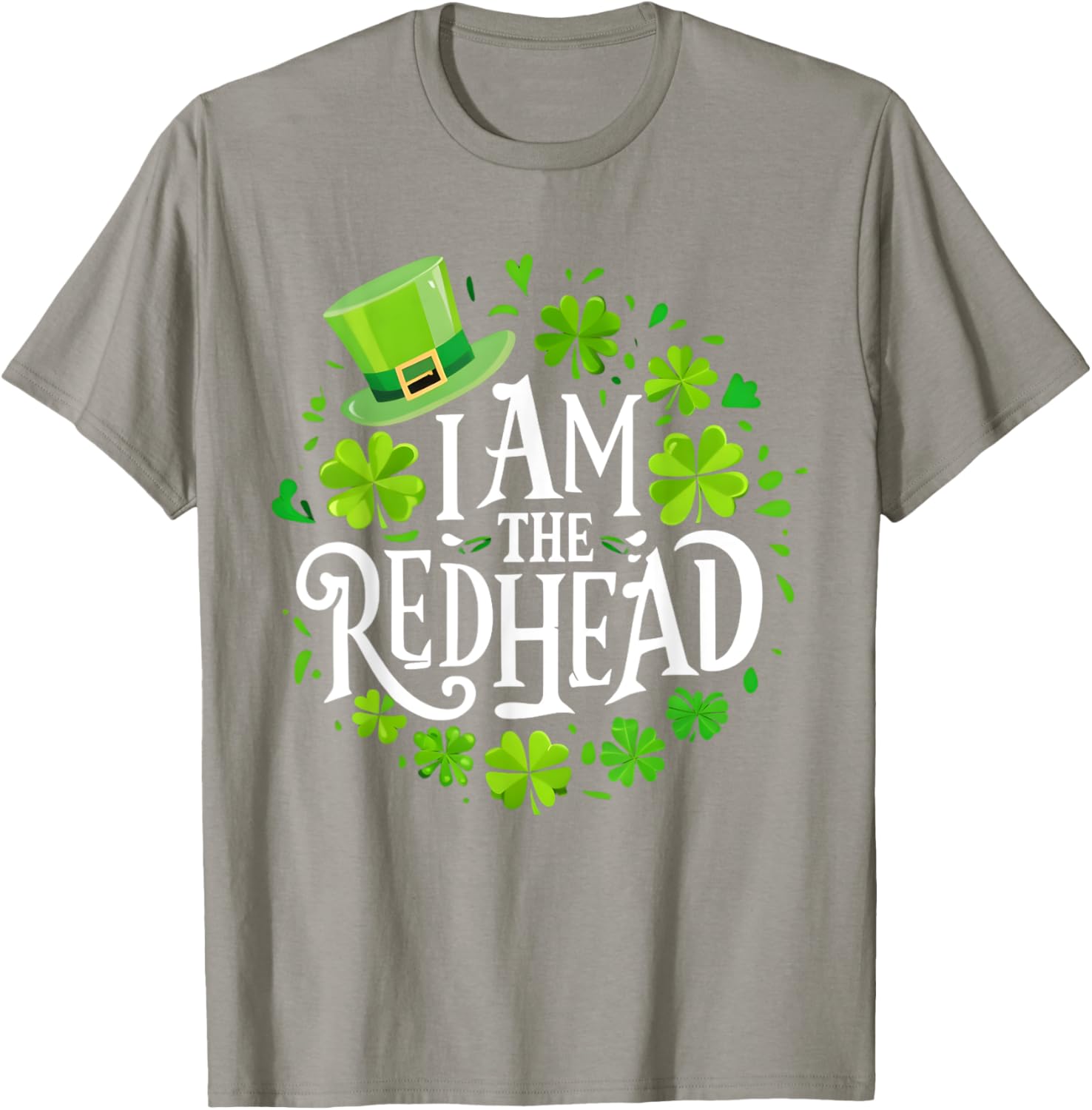 Funny St Patricks Day Redhead T-Shirt for Women - I Am The Redhead Dibs - 15