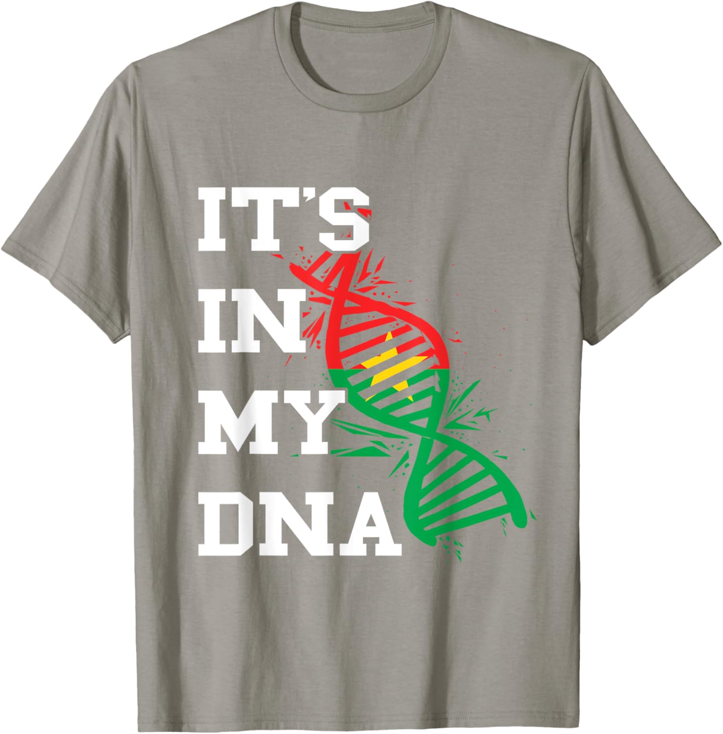 Burkina Faso Flag Its In My DNA Burkina Fasoan Roots T-Shirt - 22