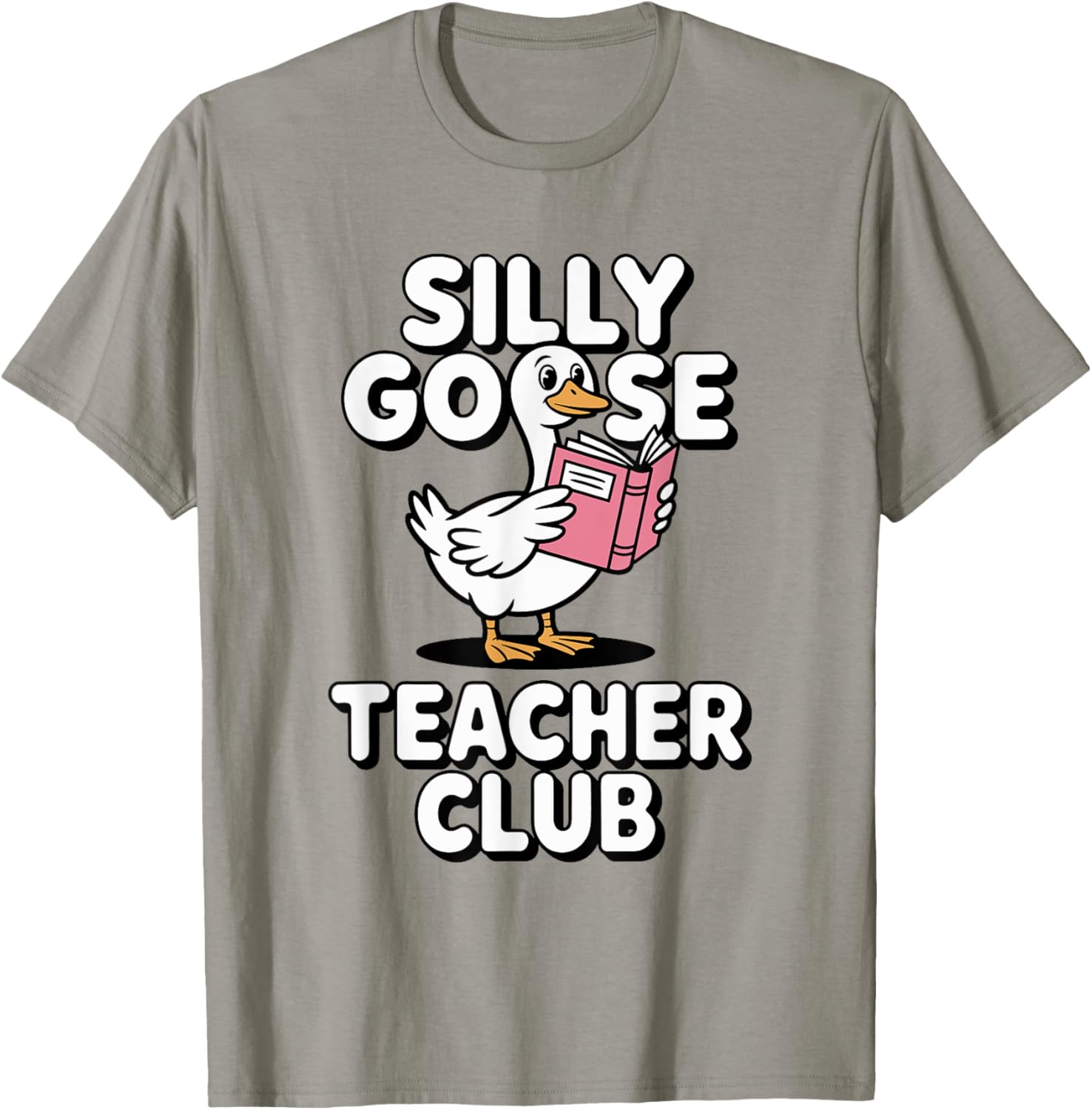 Silly Goose Teacher Club Fun Back to School Humor T-Shirt for Educators - 22