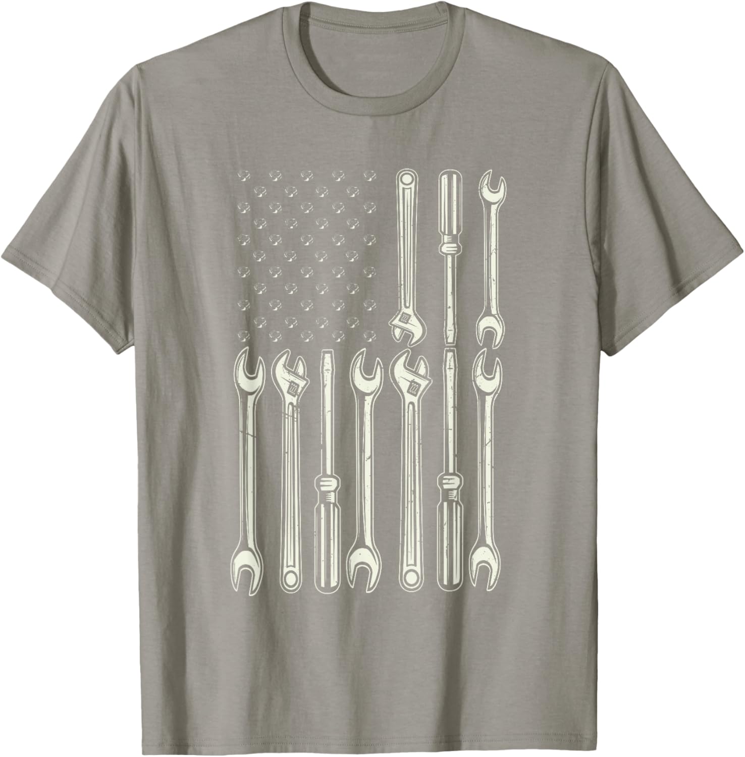 Patriotic Mechanic USA Flag T-Shirt for Men - Perfect Gift for Gearheads - 13