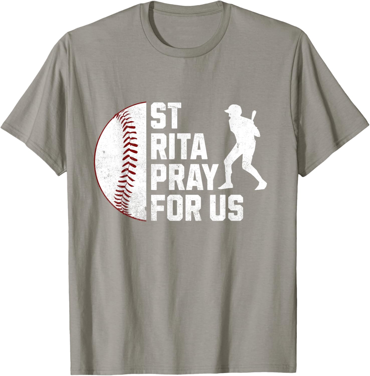 St Rita of Cascia Baseball Batter Patron Saint T-Shirt for Sports Lovers - 18