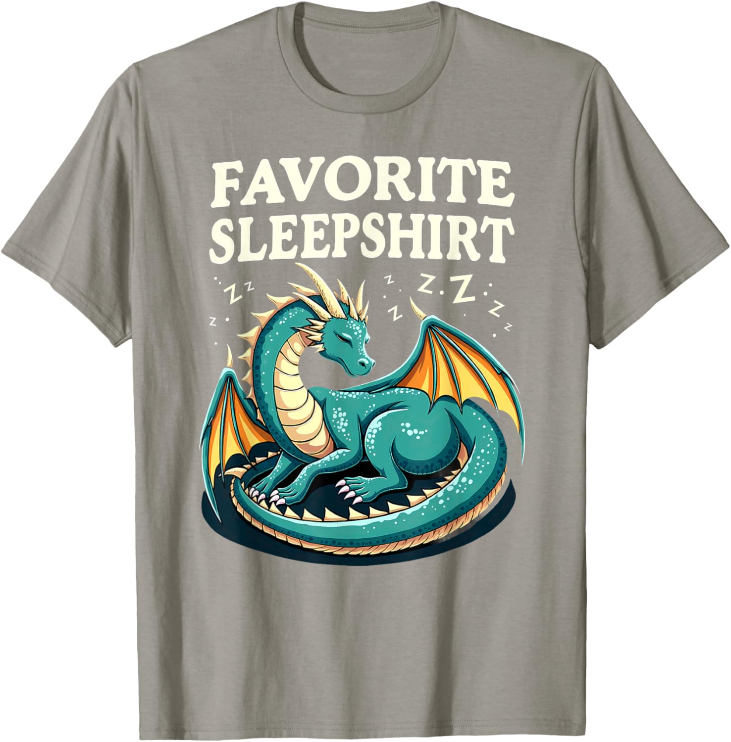 Cozy Sleeping Dragon Favorite Sleepshirt T-Shirt for Ultimate Comfort - 10