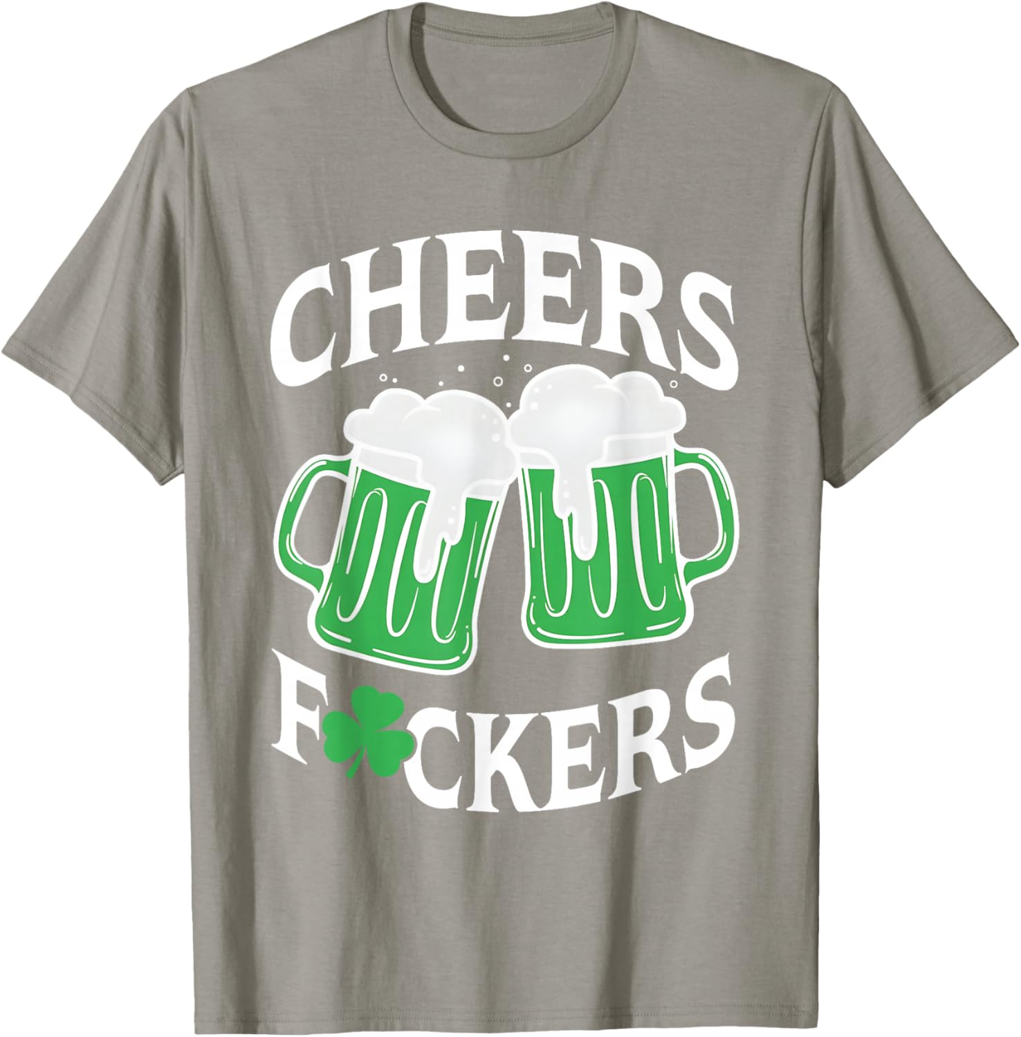 Funny St Patricks Day T-Shirt Cheers Shamrock Design for Party Fun - 10