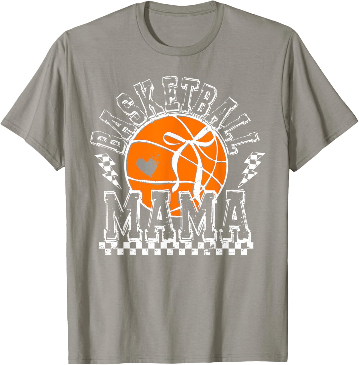 Funny Basketball Mama Coquette Bow T-Shirt for Sports Lover Moms - 10