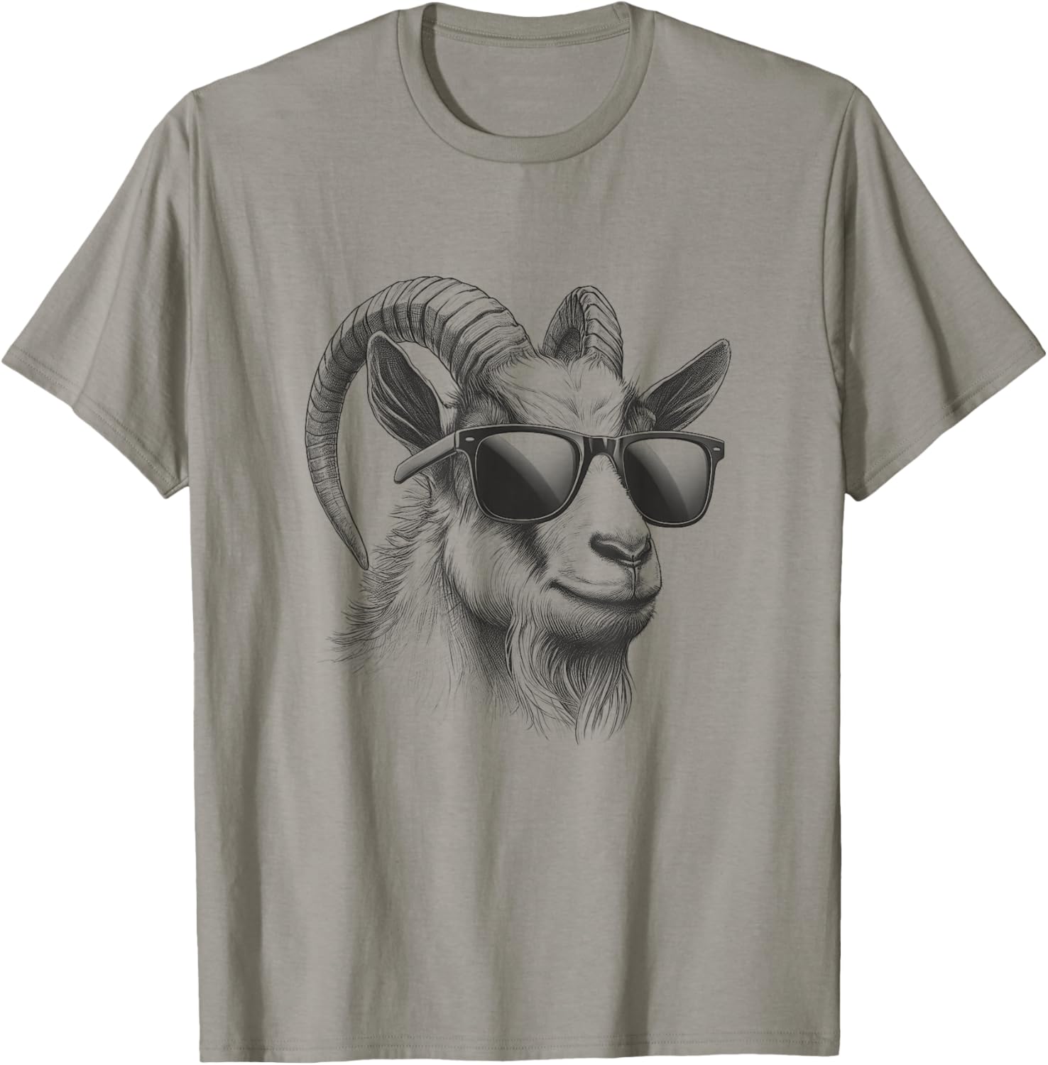 Cool Goat Sunglasses T-Shirt for Adults and Kids - Fun Casual Wear - 8
