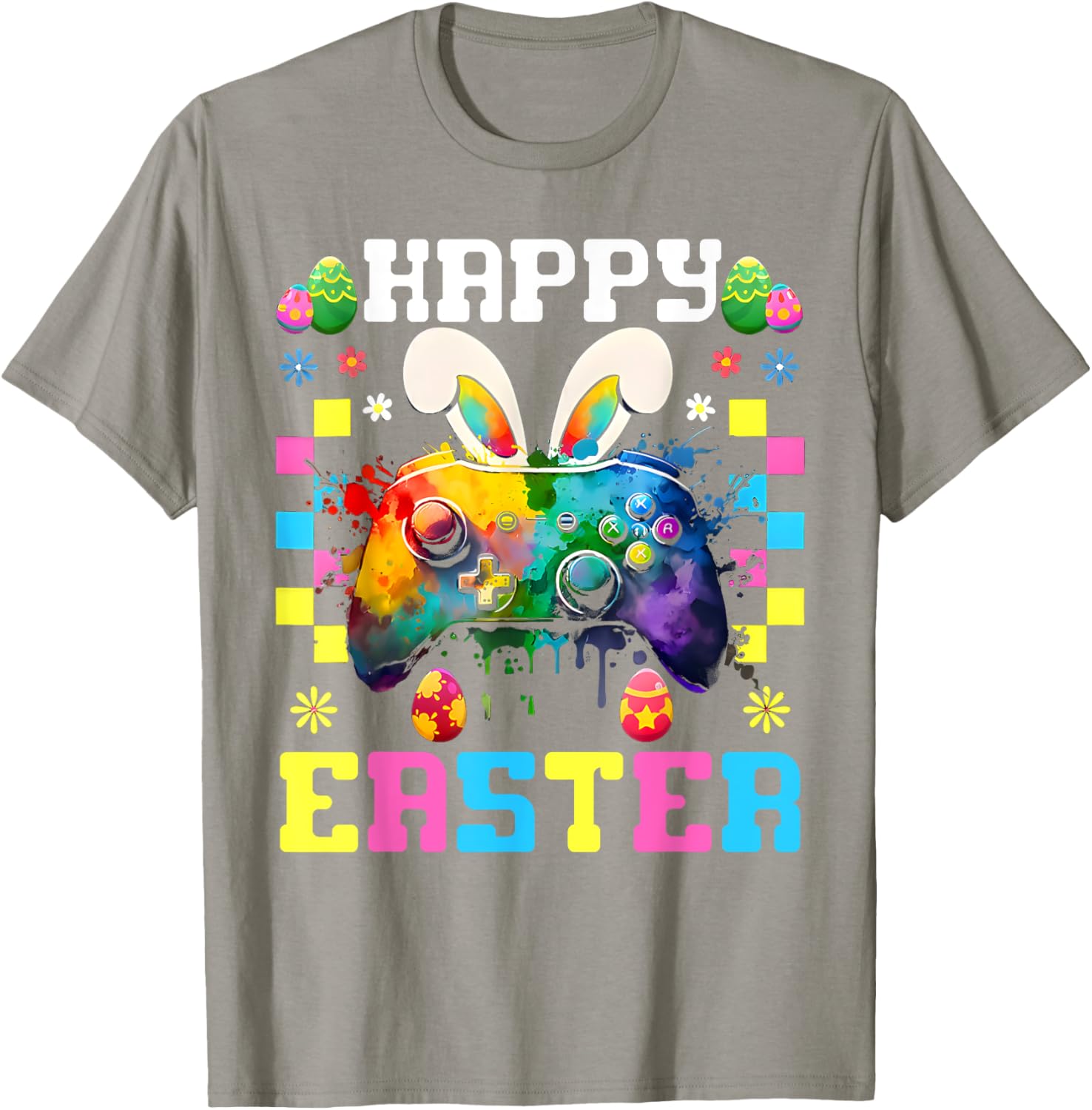 Easter Bunny Gamer T-Shirt for Boys and Girls Fun Video Game Apparel - 11