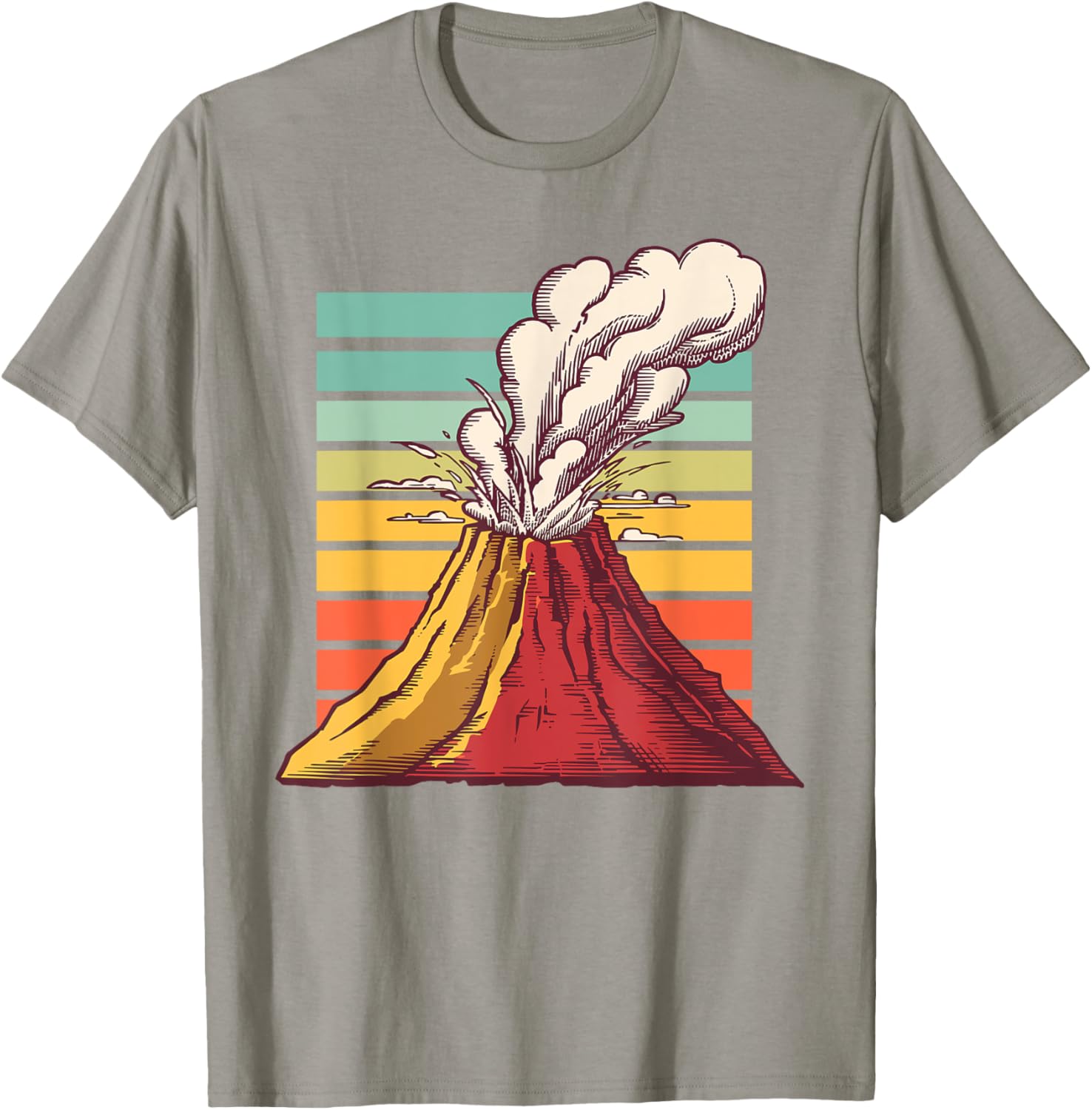 Cool Volcano Art T-Shirt for Men, Women, and Kids - Perfect for Geology Lovers - 8