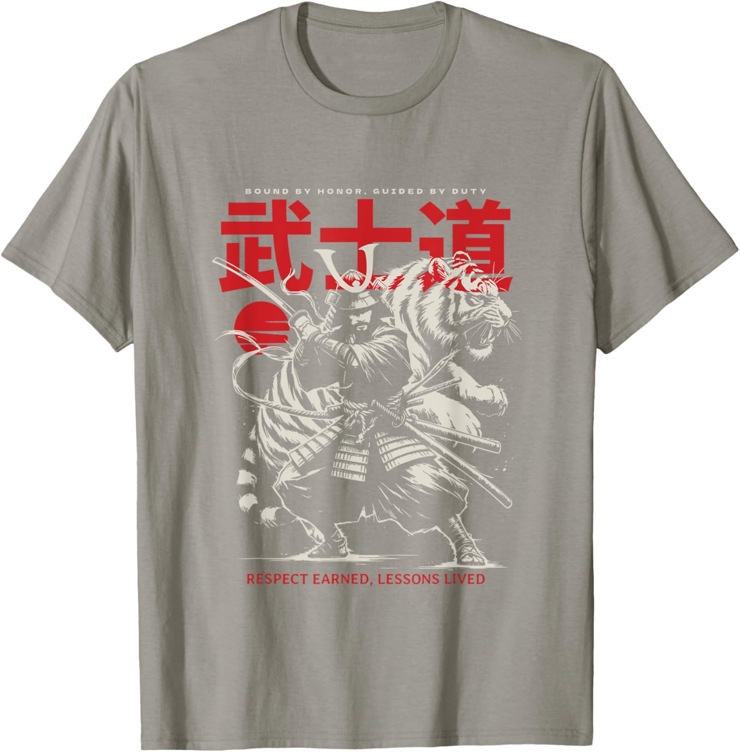Samurai Tiger Bushido Oni Ronin Warrior T-Shirt for Unique Style - 2