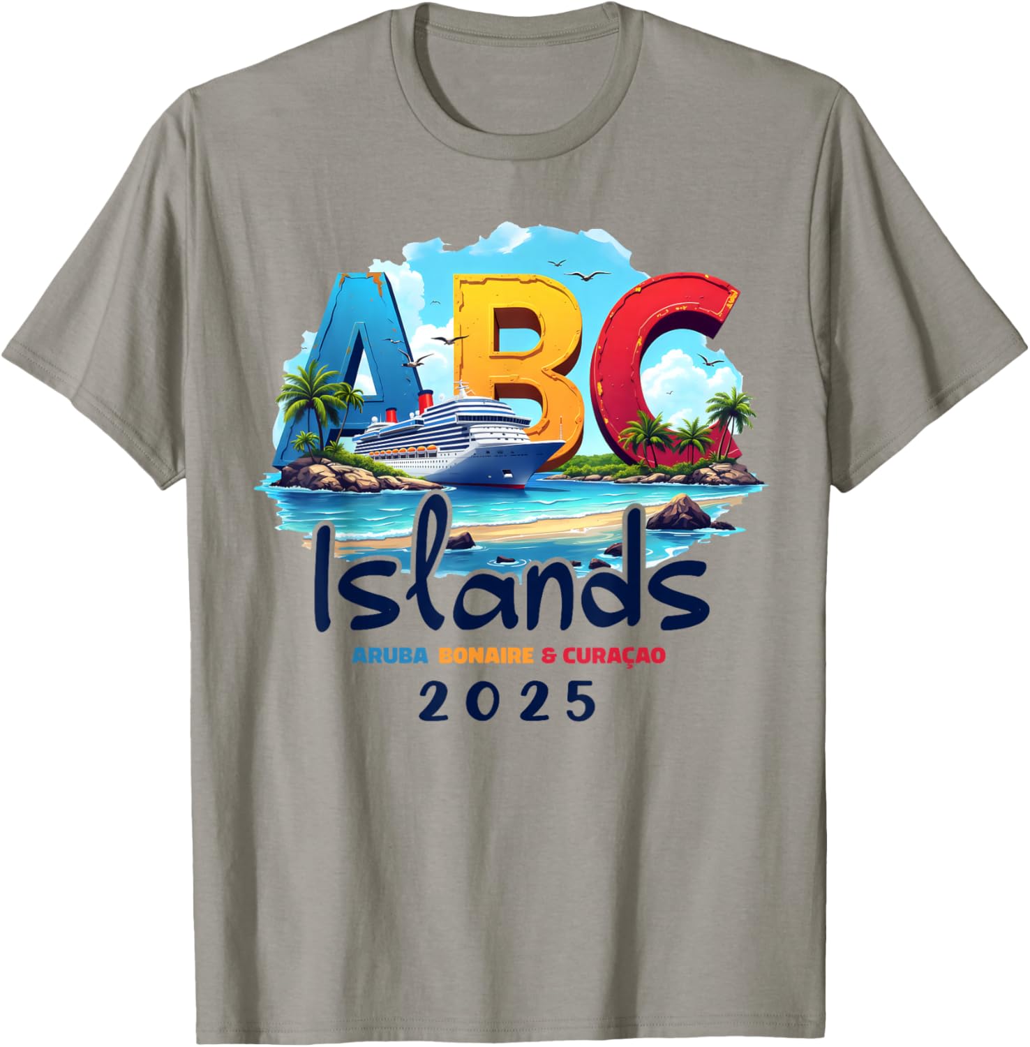 ABC Islands Cruise Vacation 2025 T-Shirt for Aruba Bonaire Curacao Fun - 8