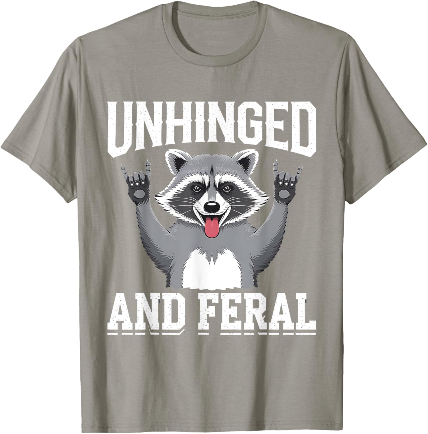 Feral Raccoon Retro Chaos Vibes T-Shirt for Fun and Stylish Outfits - 2