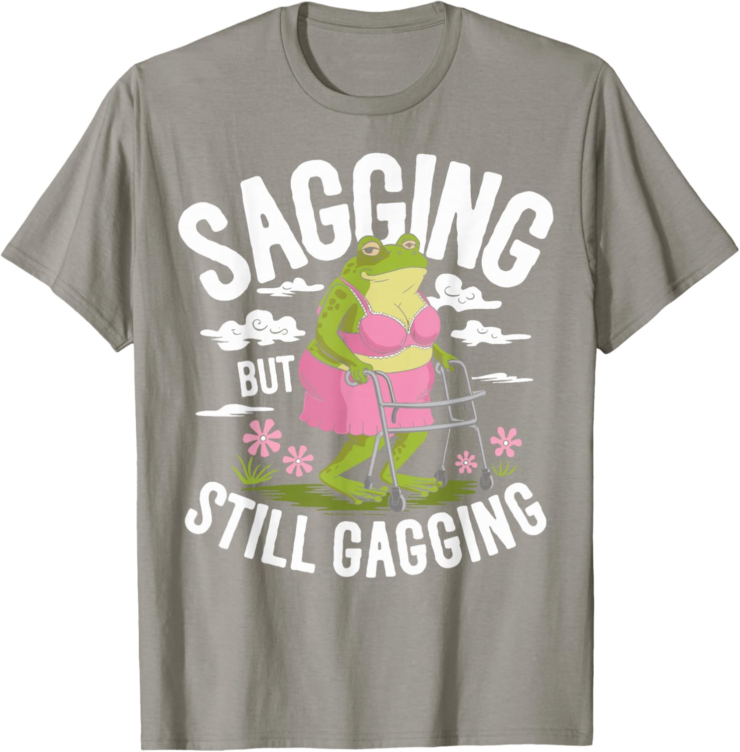 Funny Sagging Frog Meme T-Shirt for Sarcastic Humor Lovers - 21