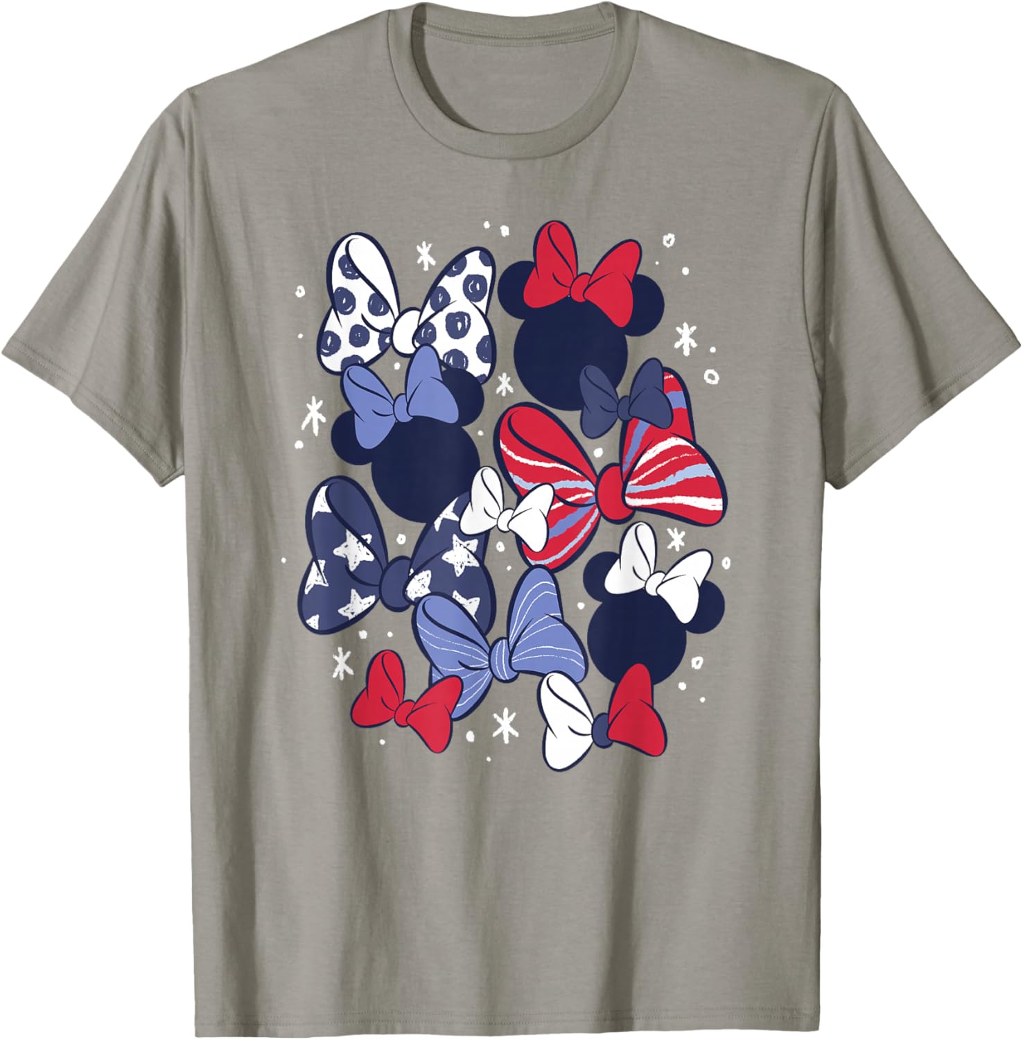 Disney Minnie Mouse 4th of July Retro Bow T-Shirt for Kids and Adults - 4