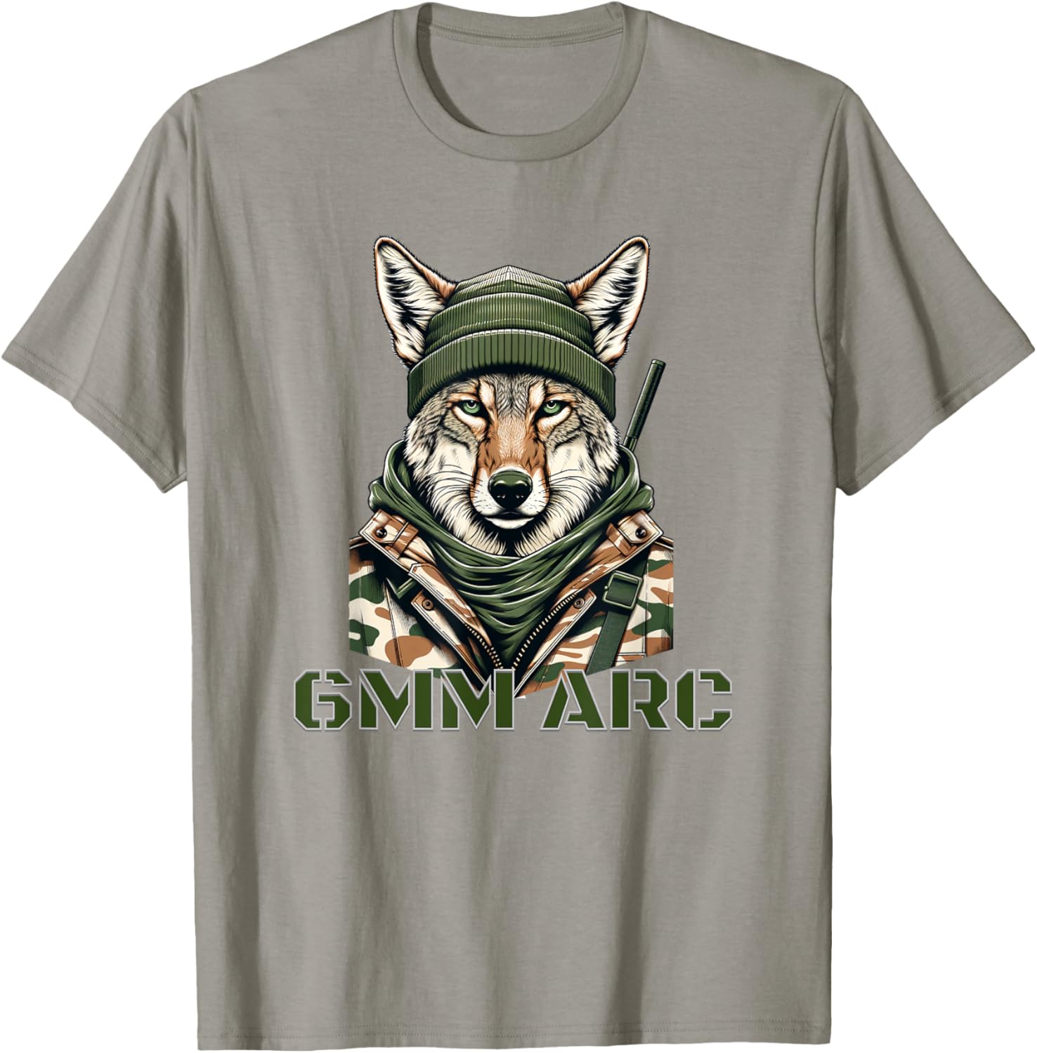 Coyote in Camo 6MM ARC T-Shirt for Comfortable Outdoor Adventures - 3