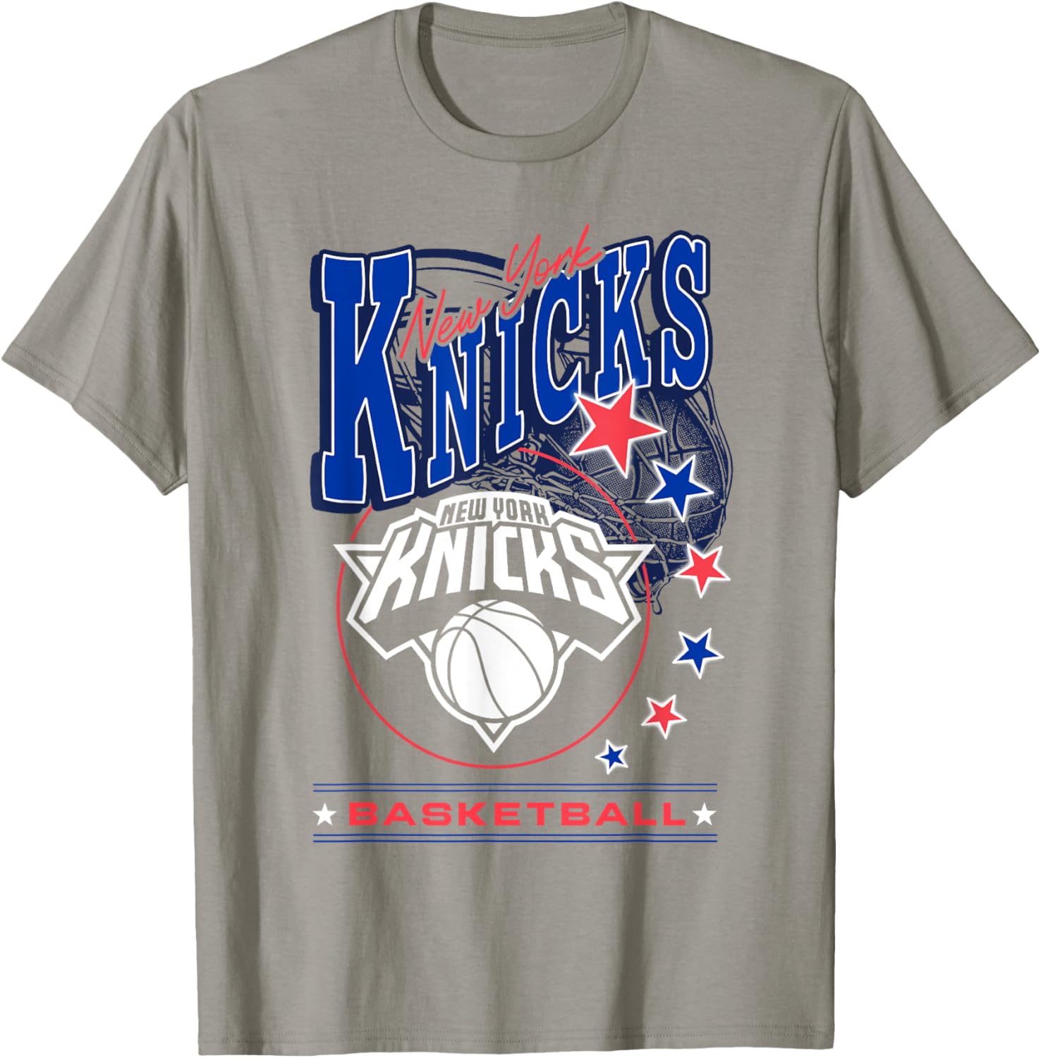 NBA New York Knicks Americana Stars T-Shirt for 4th of July Celebrations - 3