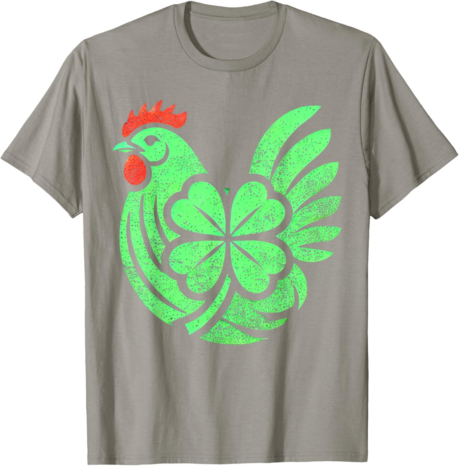 Cute Chicken Hen Shamrock St. Patrick's Day T-Shirt for Festive Fun - 7
