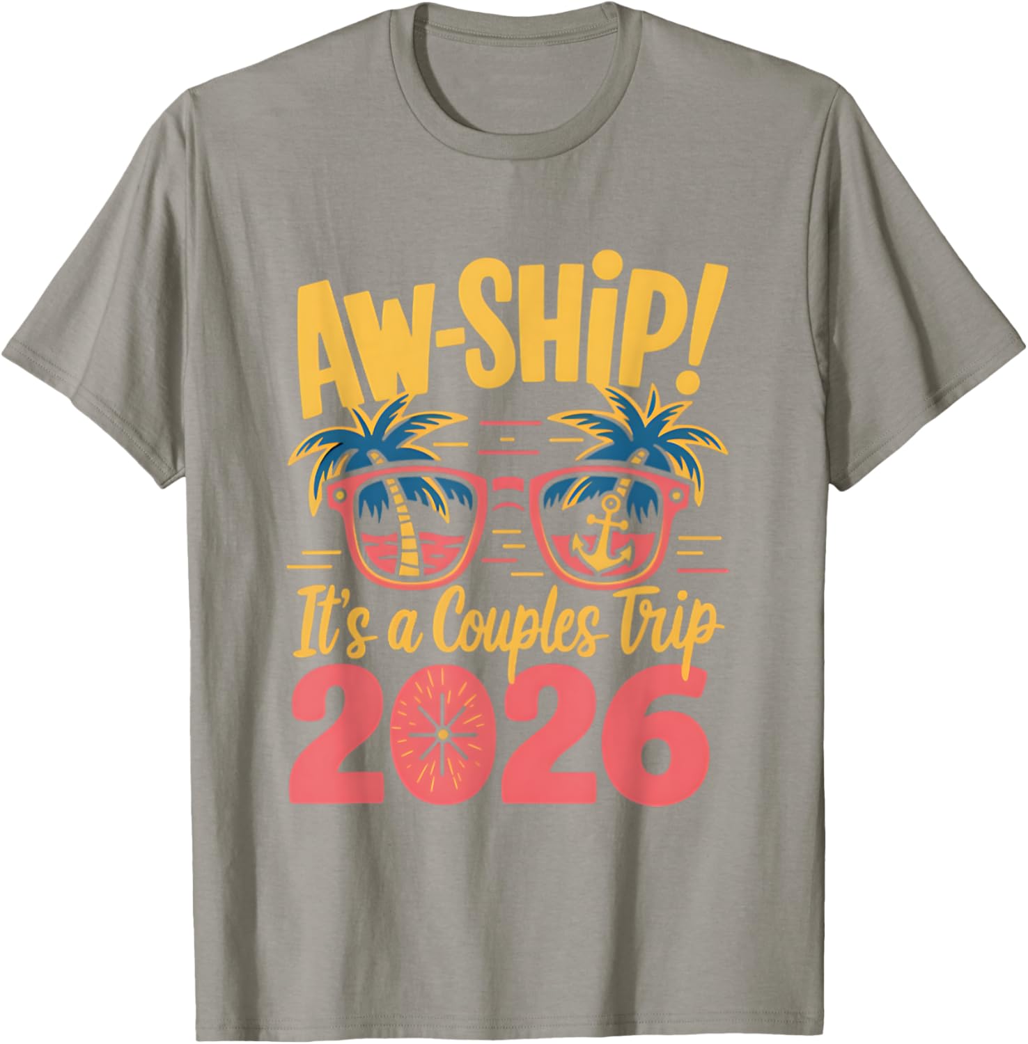 Couples Trip Cruise T-Shirt 2026 Fun Vacation Apparel for Couples - 9