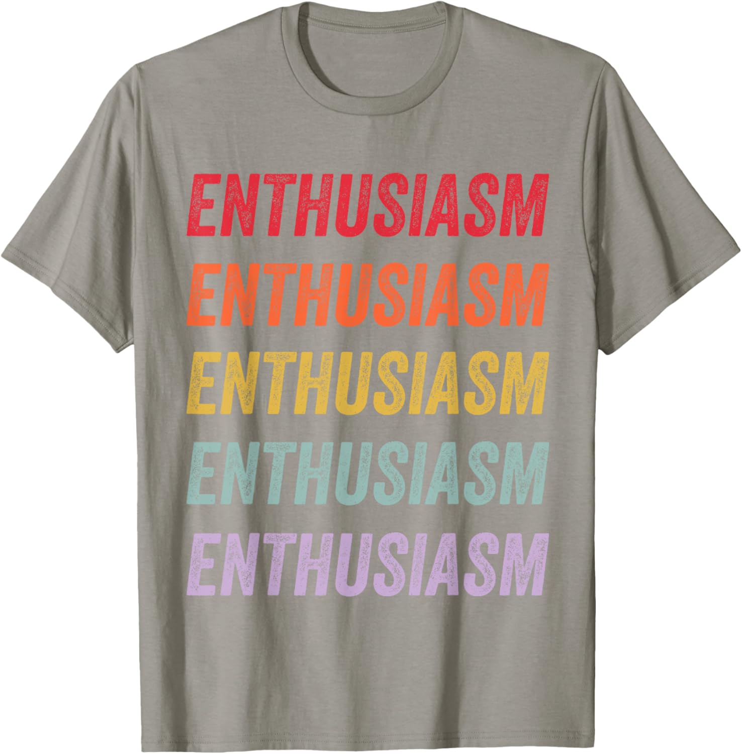 Enthusiasm Graphic T-Shirt for Men and Women - Stylish Everyday Wear - 3