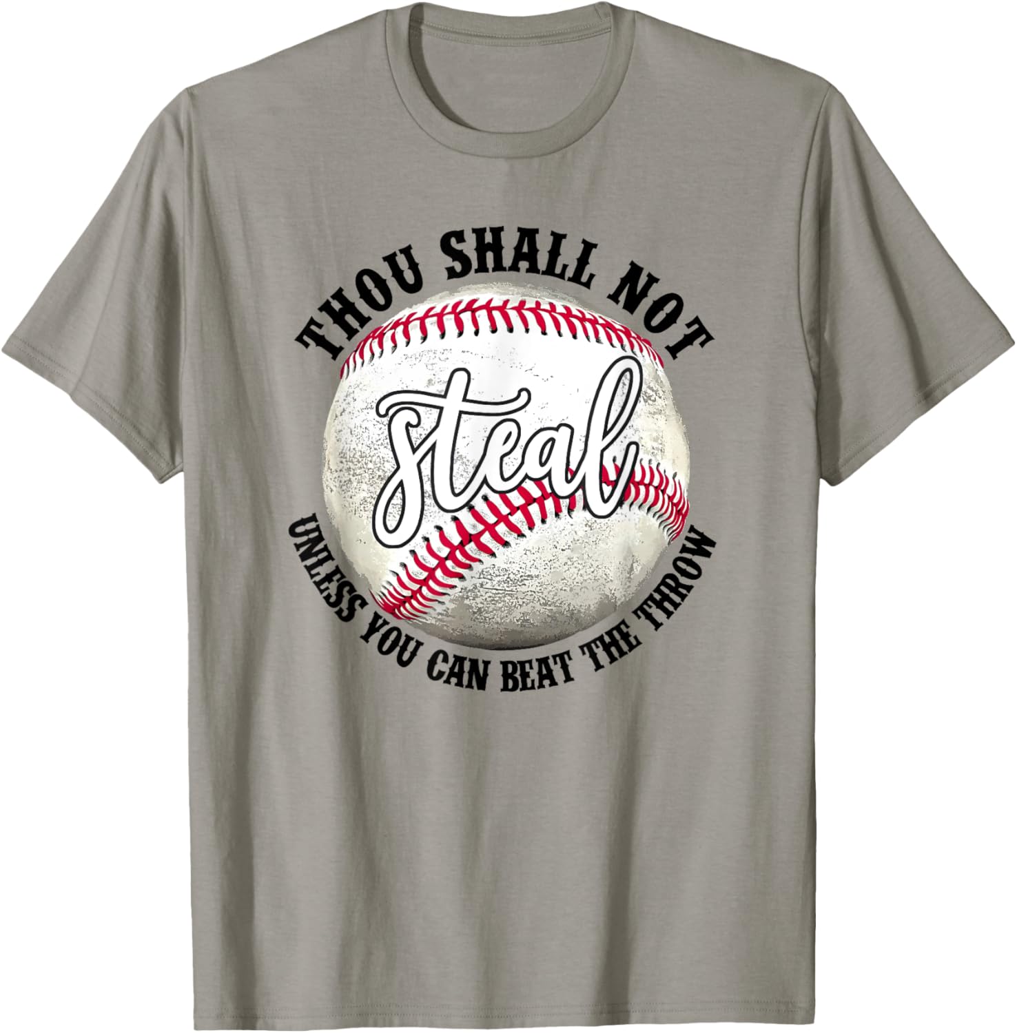 Funny Thou Shall Not Steal Unless You Can Beat The Throw T-Shirt - 5