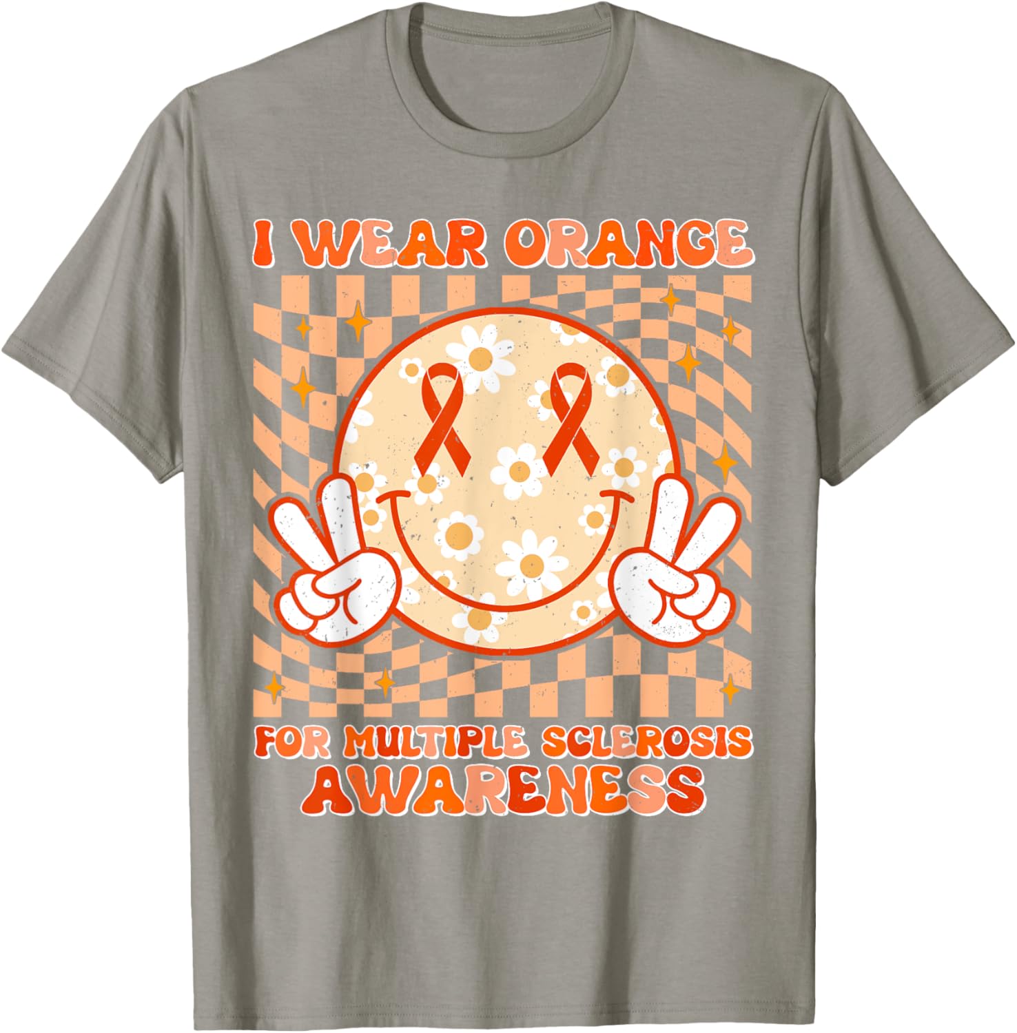 Motivation Support Multiple Sclerosis Awareness T-Shirt for MS Fighters - 6
