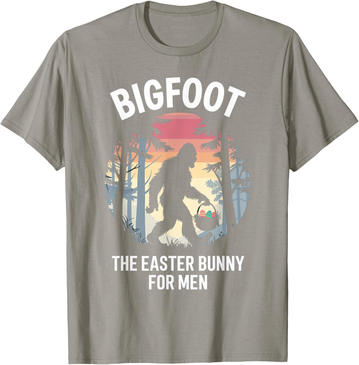 Funny Bigfoot Easter Bunny T-Shirt for Unique Holiday Style - 11
