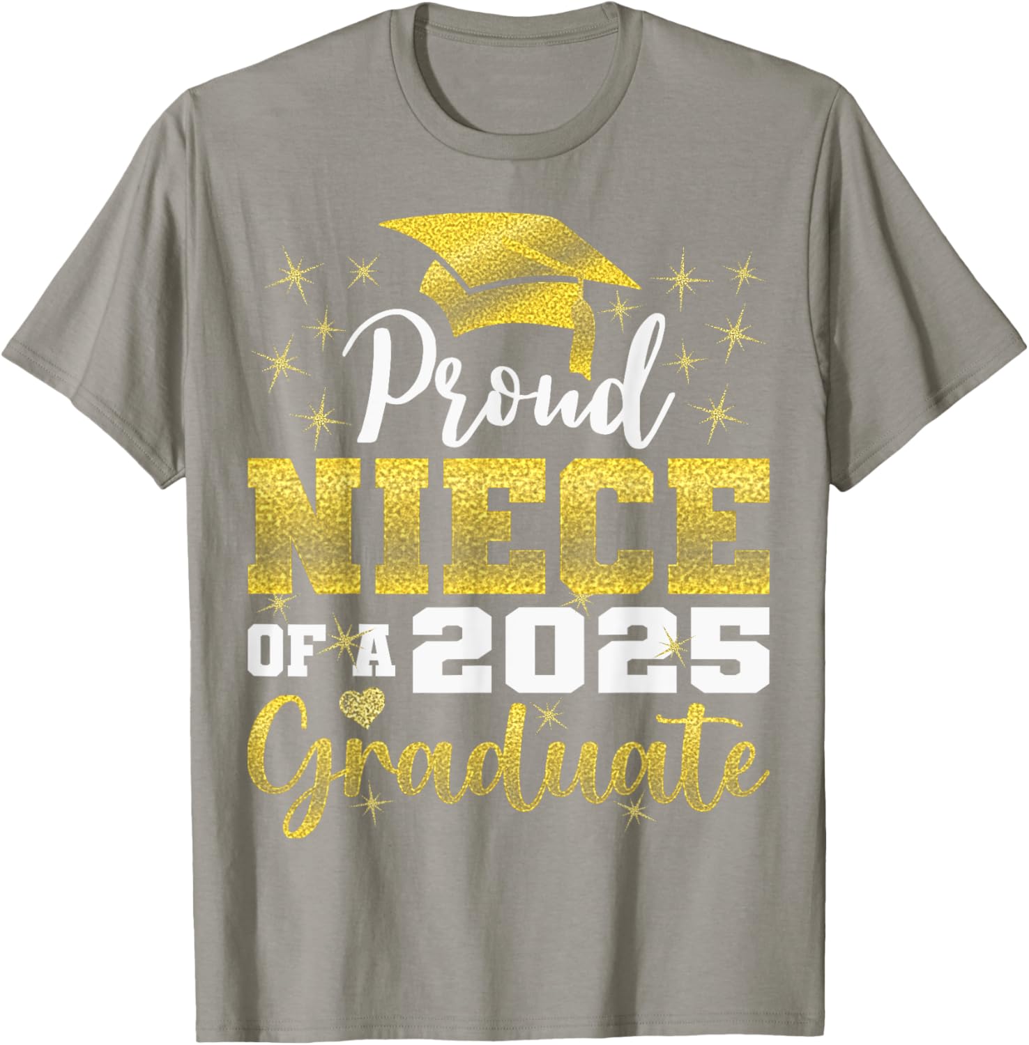 Super Proud Niece of Graduate 2025 Senior Graduation Family T-Shirt - 23