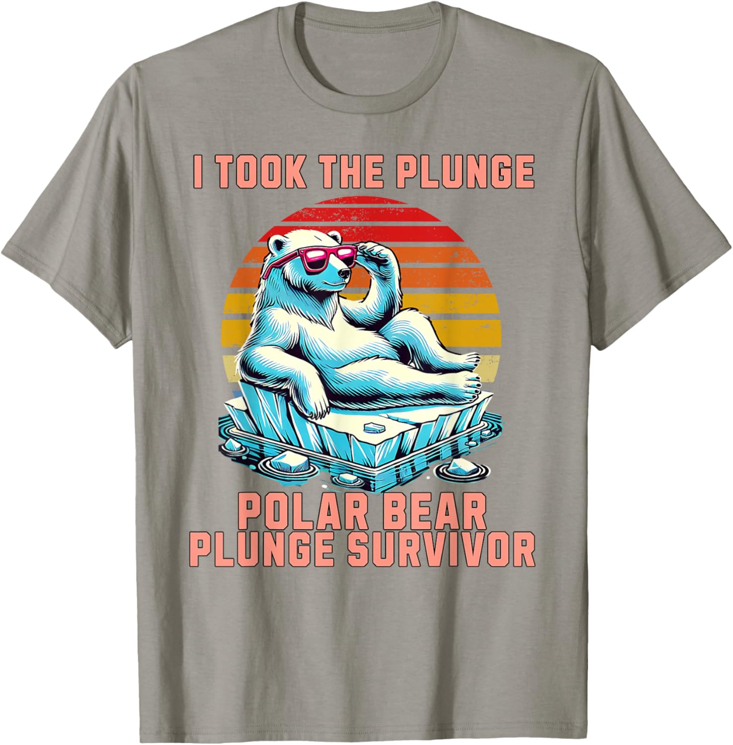 Polar Bear Plunge Survivor 2025 Fun Winter Adventure T-Shirt for Adventurers - 25