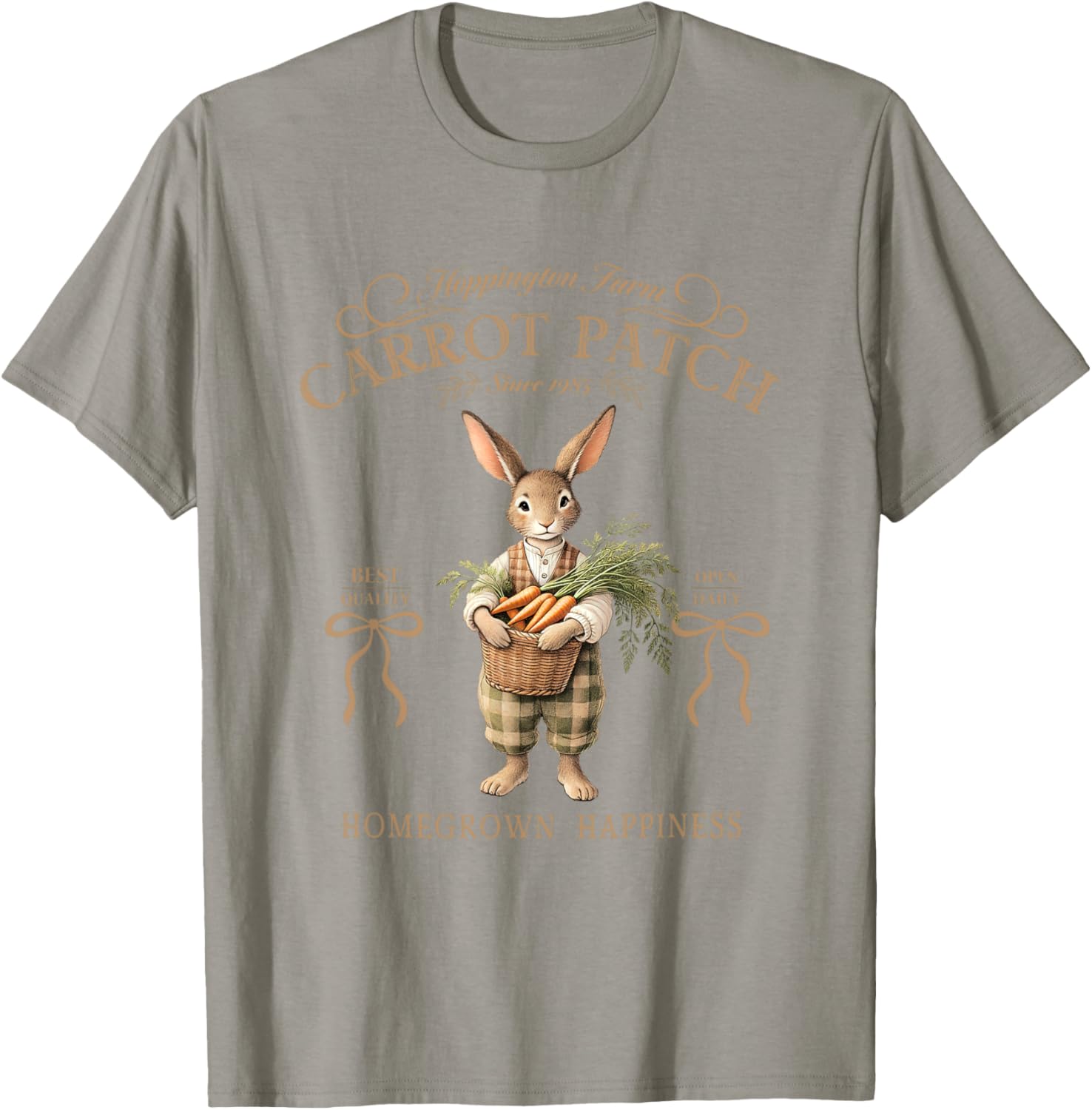 Hoppington Farm Carrot Patch Happy T-Shirt for Garden Lovers - 9