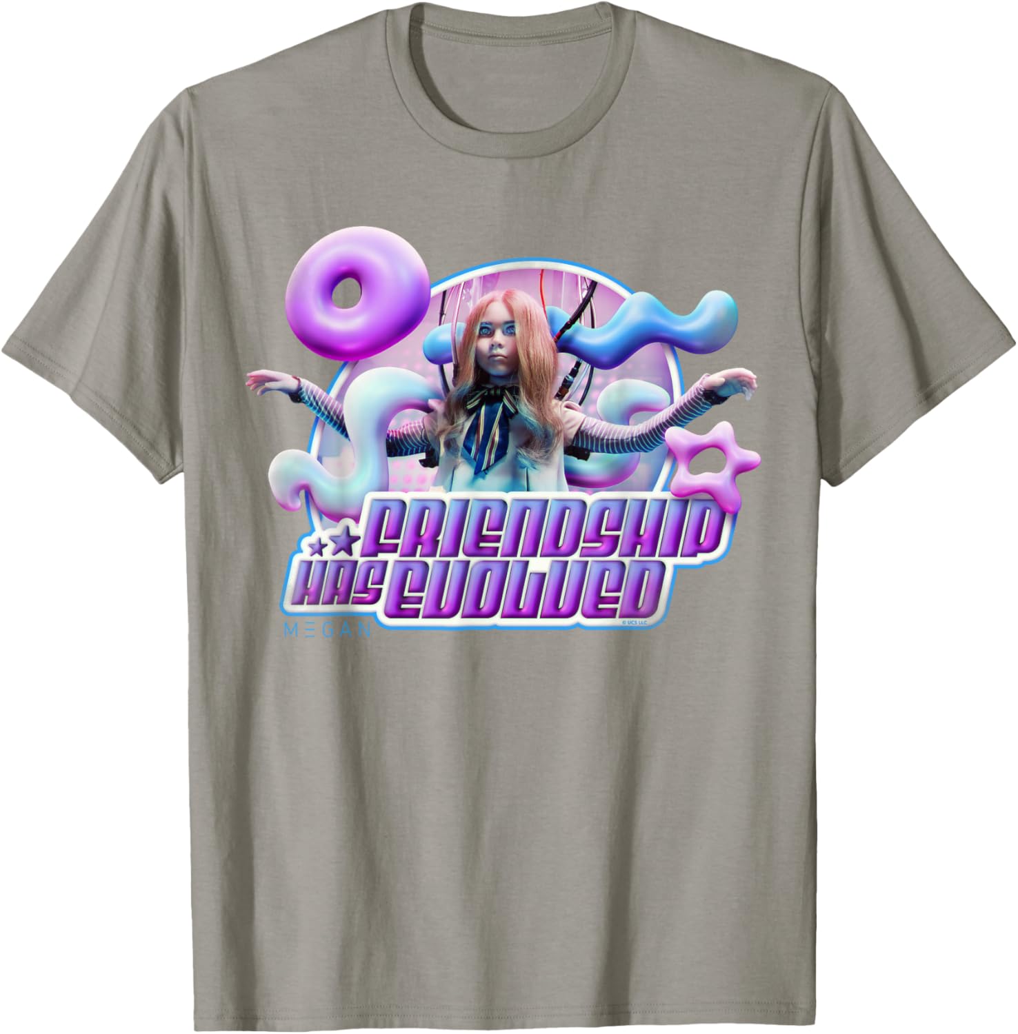 M3GAN Y2K Cyber Pop Style T-Shirt for Trendy Friendship Fashion - 19