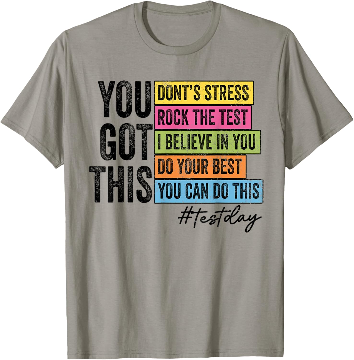 Retro You Got This Shirt Perfect for Exam Day Motivation and Style - 21