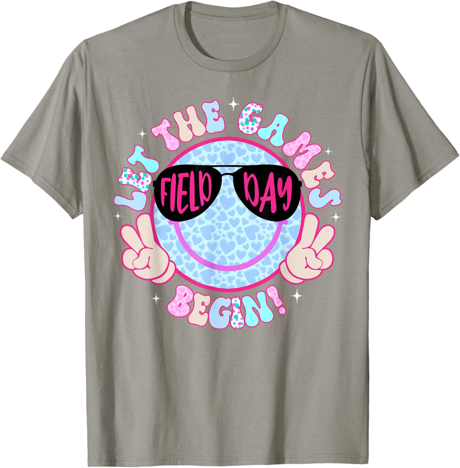 Field Day 2025 Smile Face T-Shirt for Men, Women, and Kids - Fun Apparel - 11