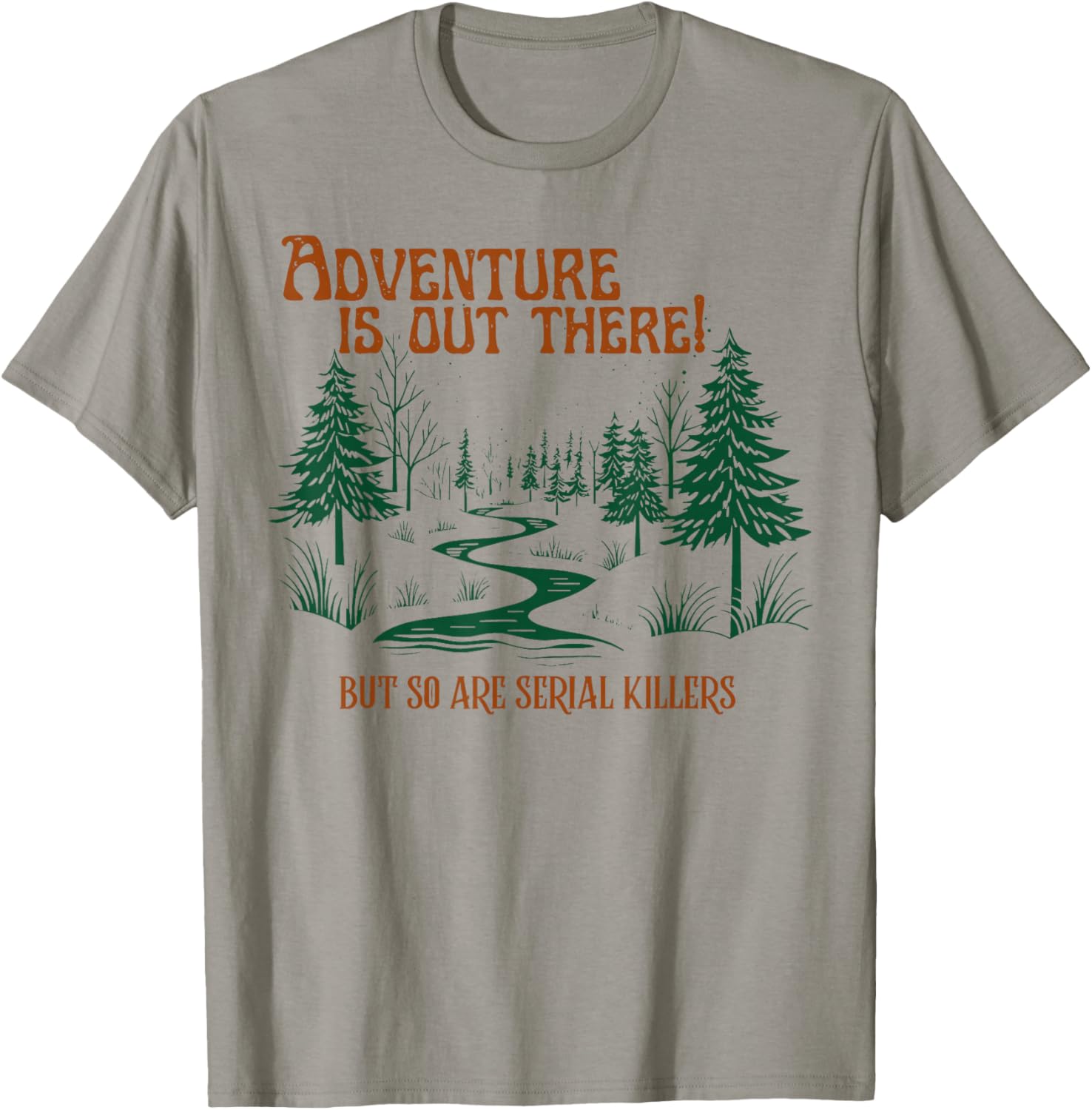 Vintage Adventure Out There T-Shirt Fun Design for Outdoor Lovers - 1
